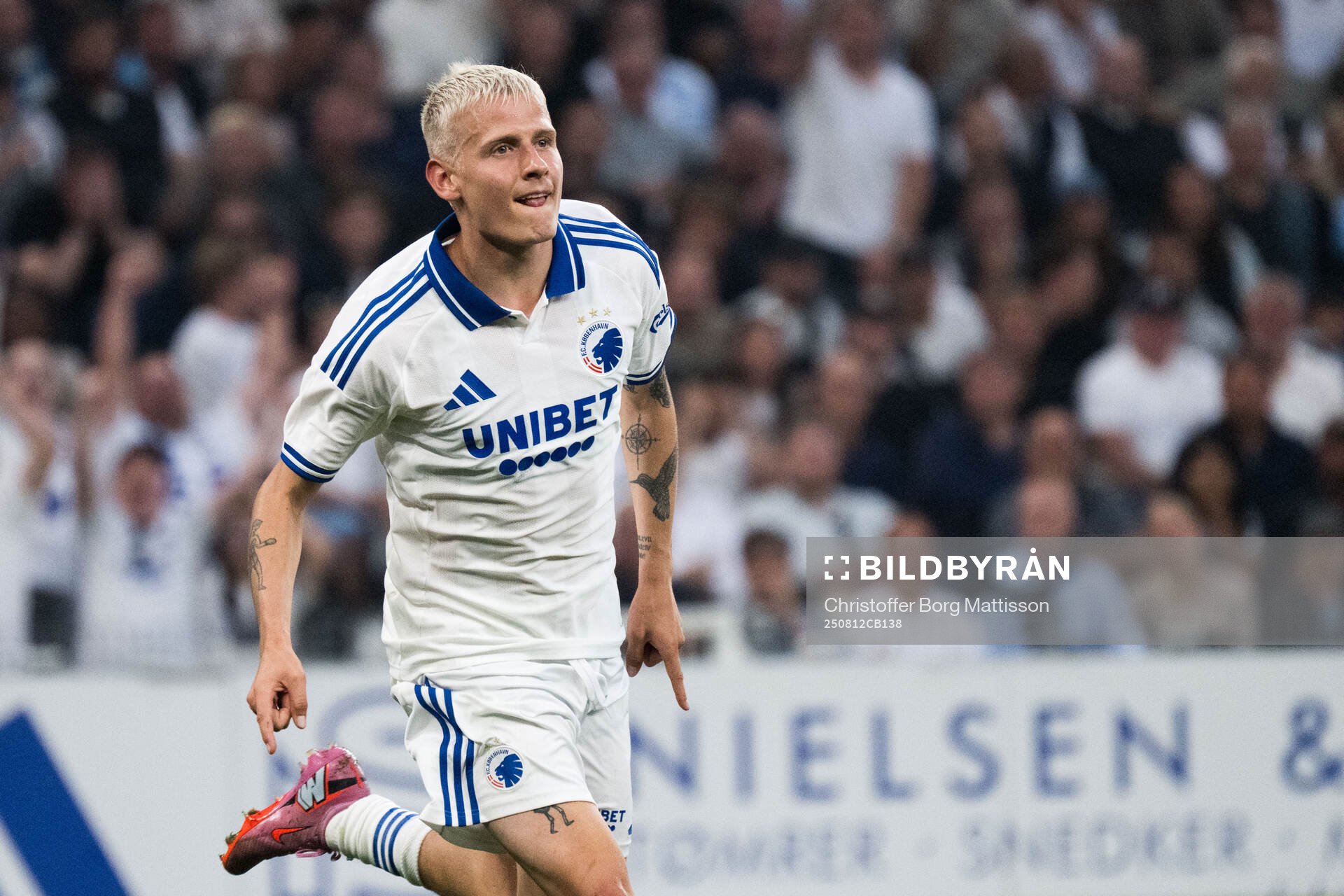 Magnus Mattsson of FC Copenhagen celebrates