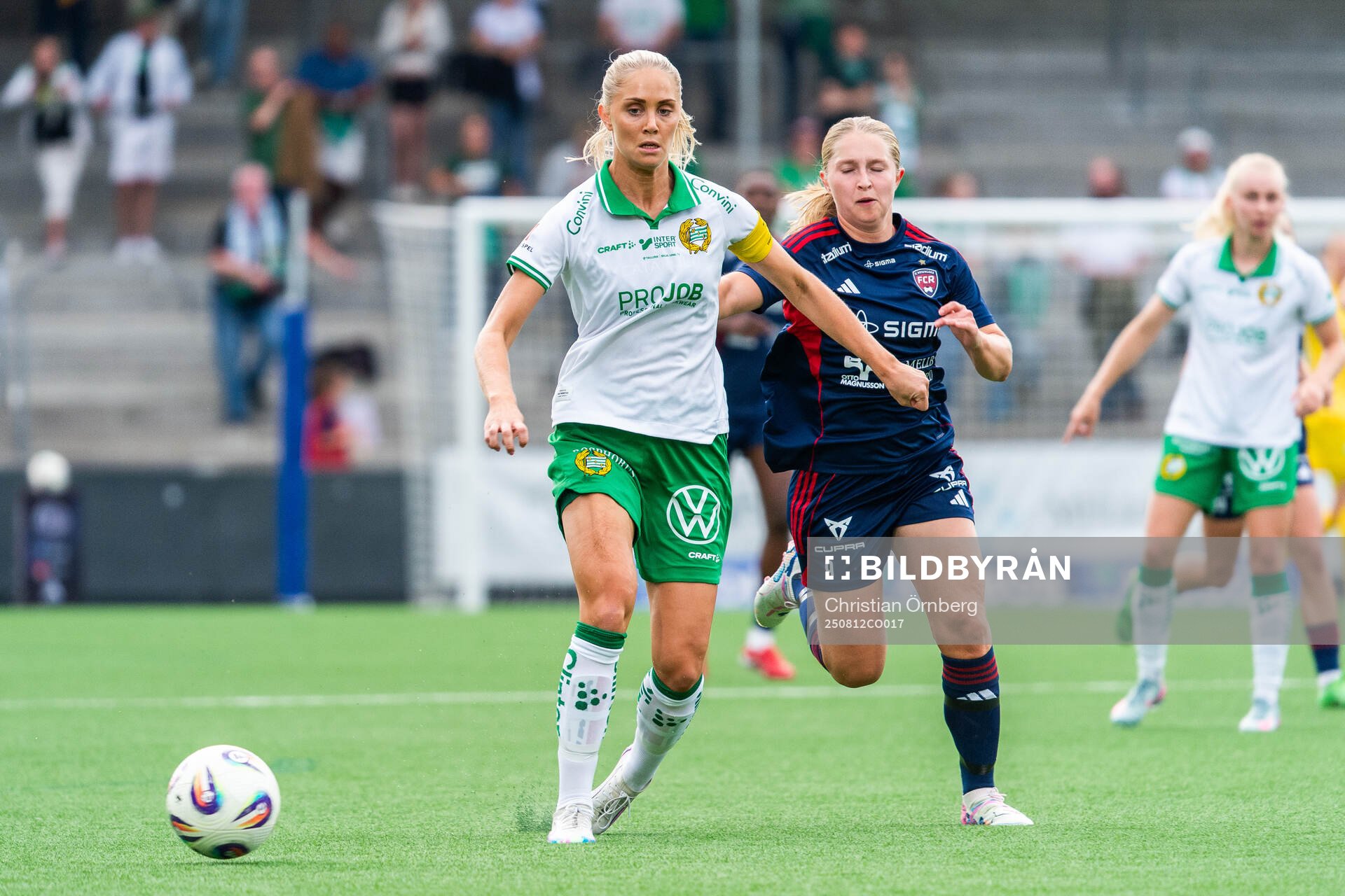 Hammarbys Alice Carlsson och Rosengårds Hanna Andersson