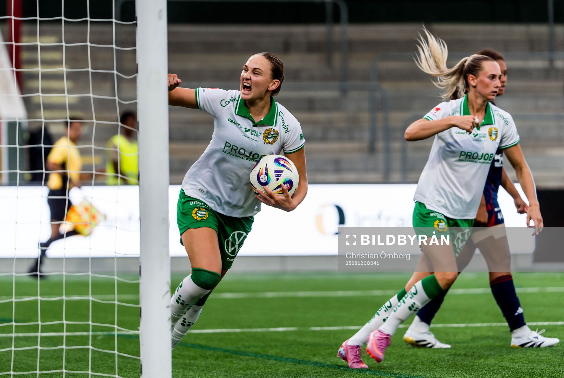 Hammarbys Vilde Hasund jublar
