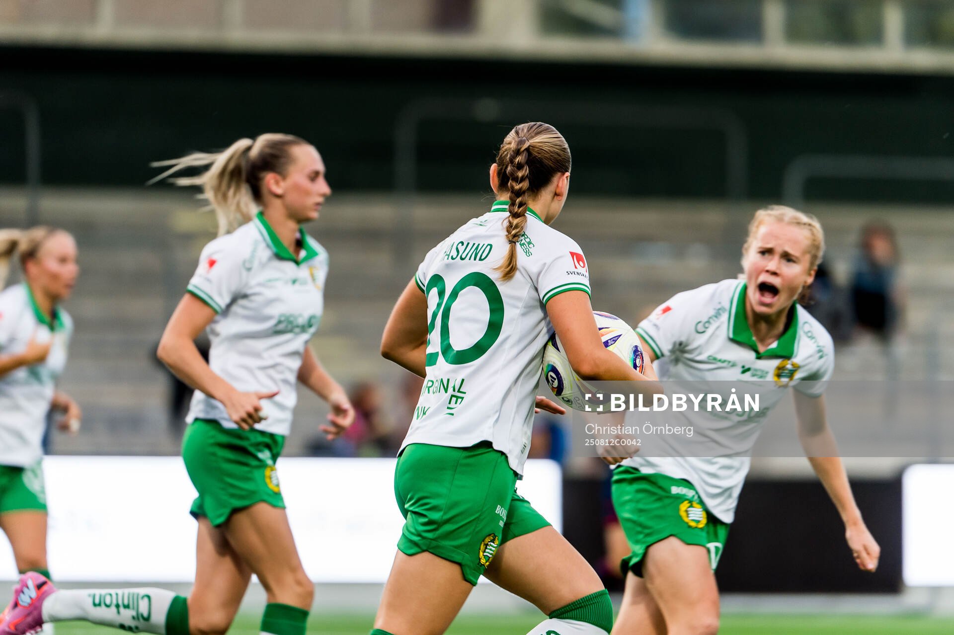 Hammarbys Vilde Hasund jublar
