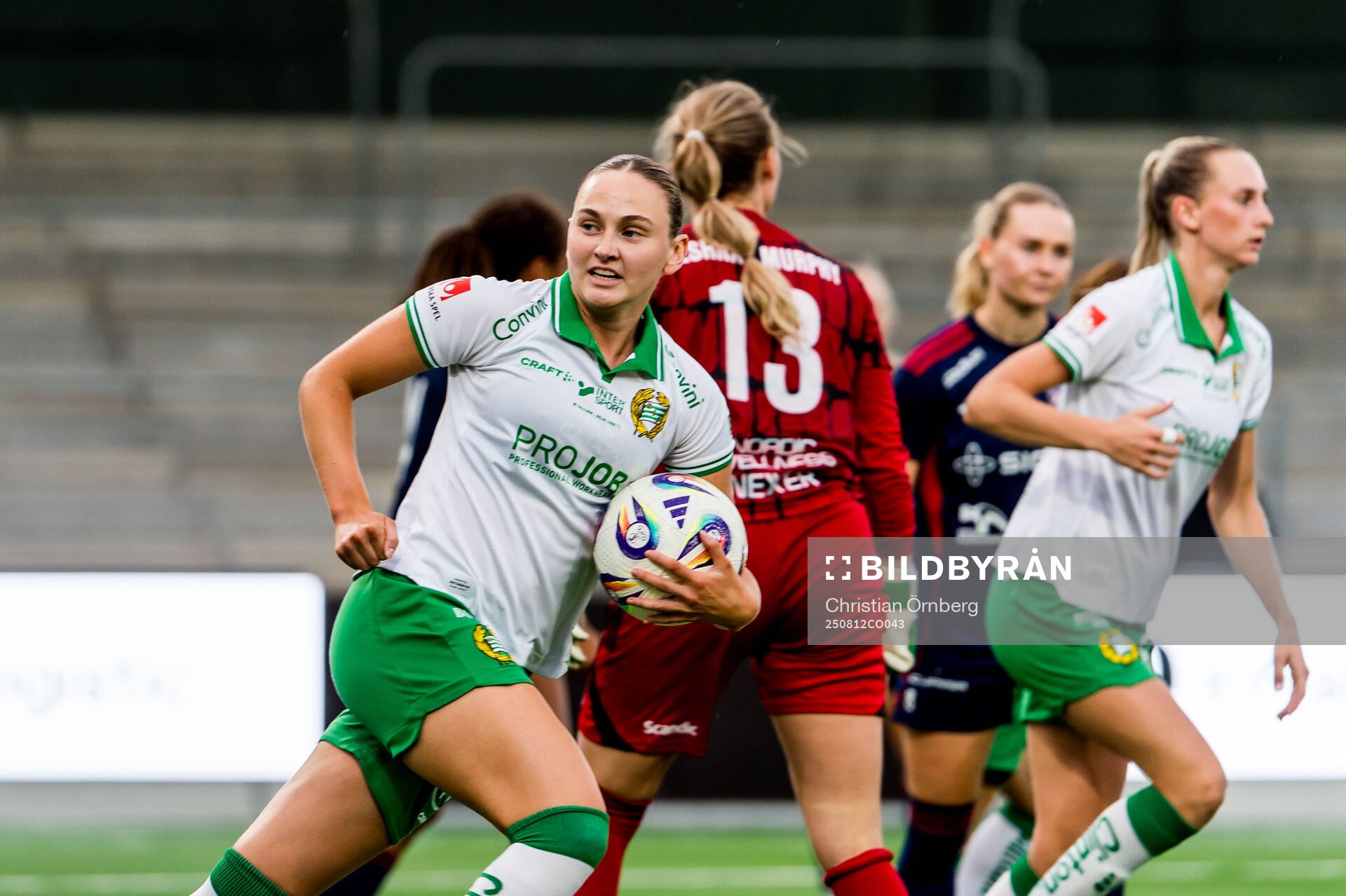 Hammarbys Vilde Hasund jublar
