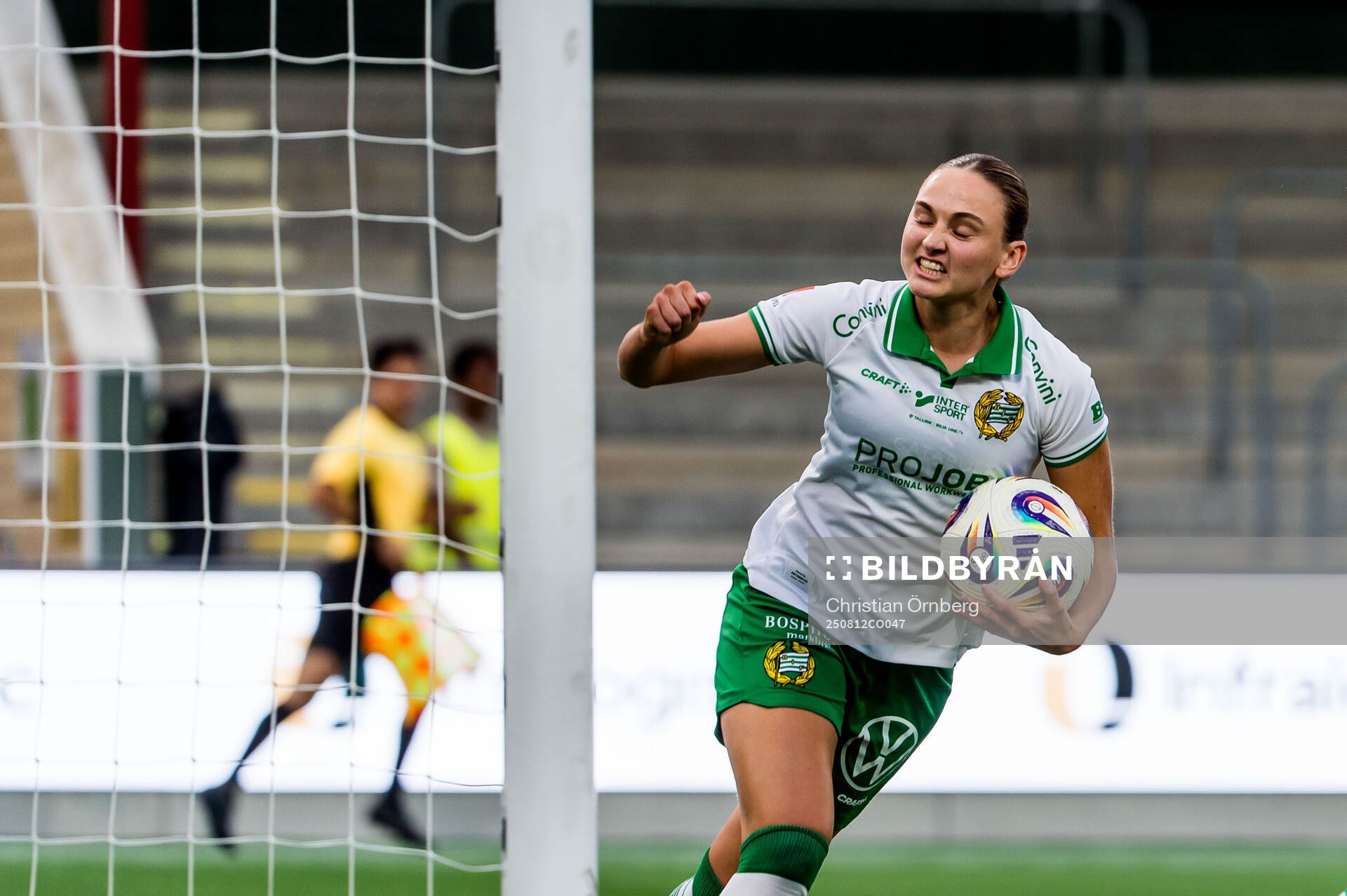 Hammarbys Vilde Hasund jublar