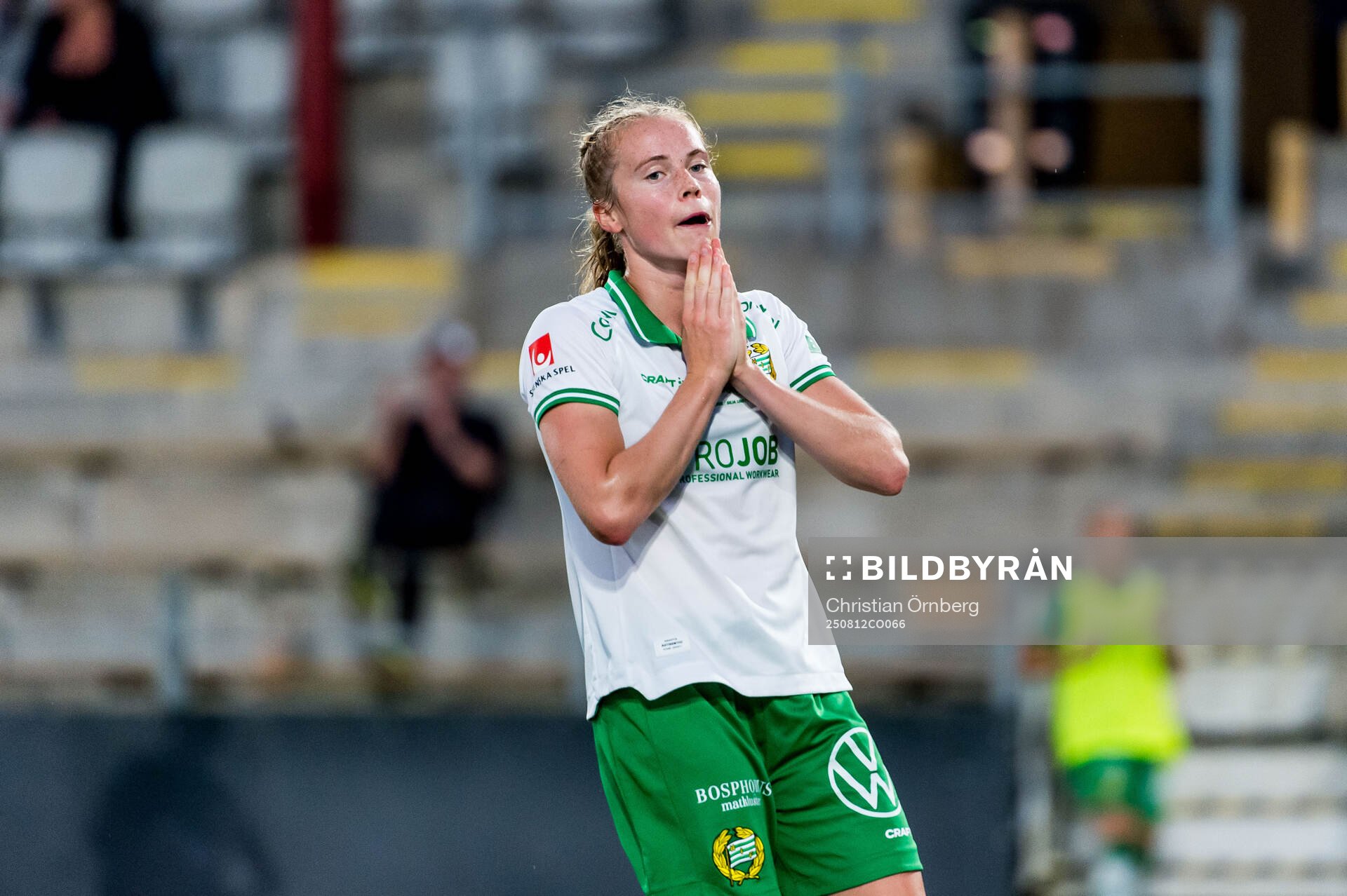 Hammarbys Julie Blakstad deppar