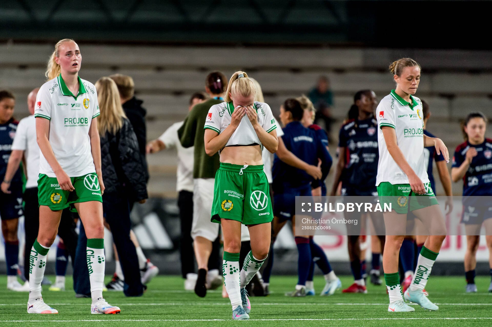 Hammarbys spelare deppar