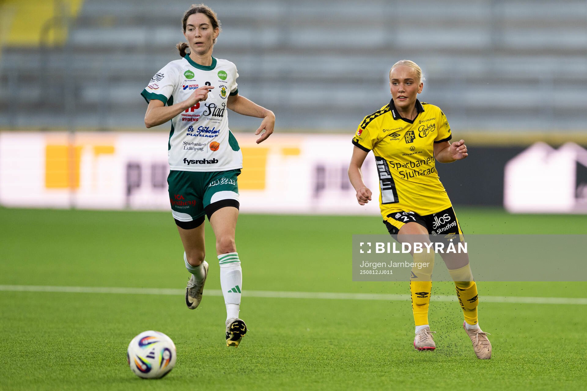 Rådas Matilda Ahlstrand och Elfsborgs Tea Skoglund