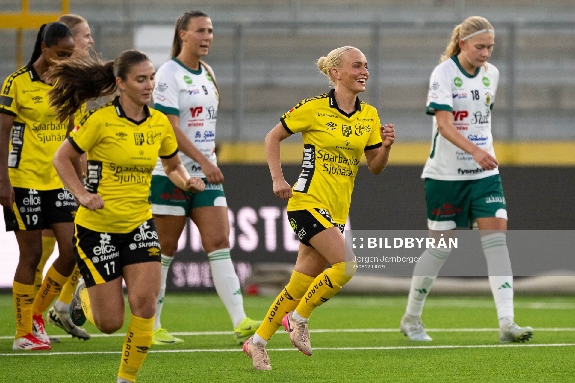 Elfsborgs Tea Skoglund jublar