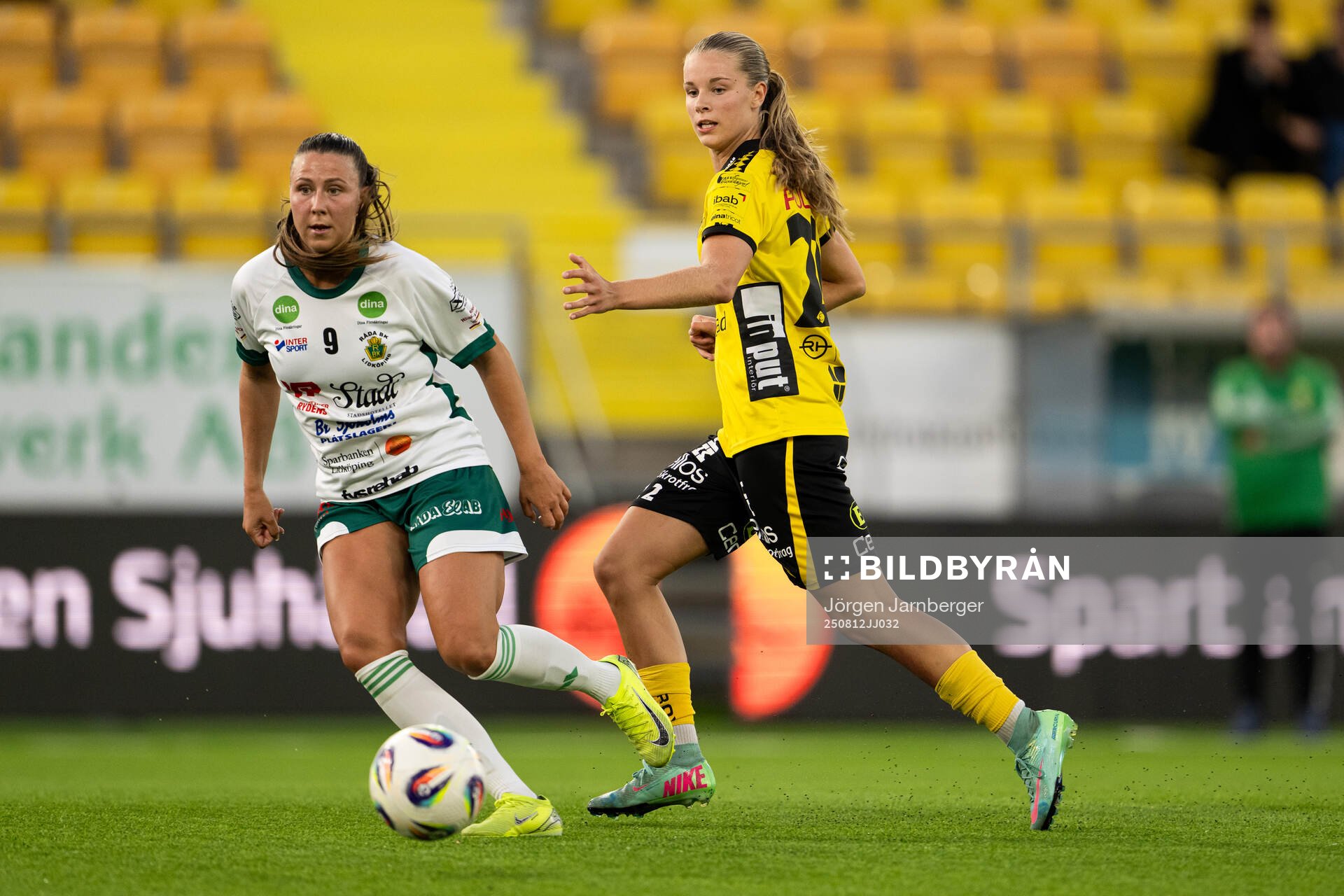 Rådas Emilia Hjertberg och Elfsborgs Mollie Josefsson