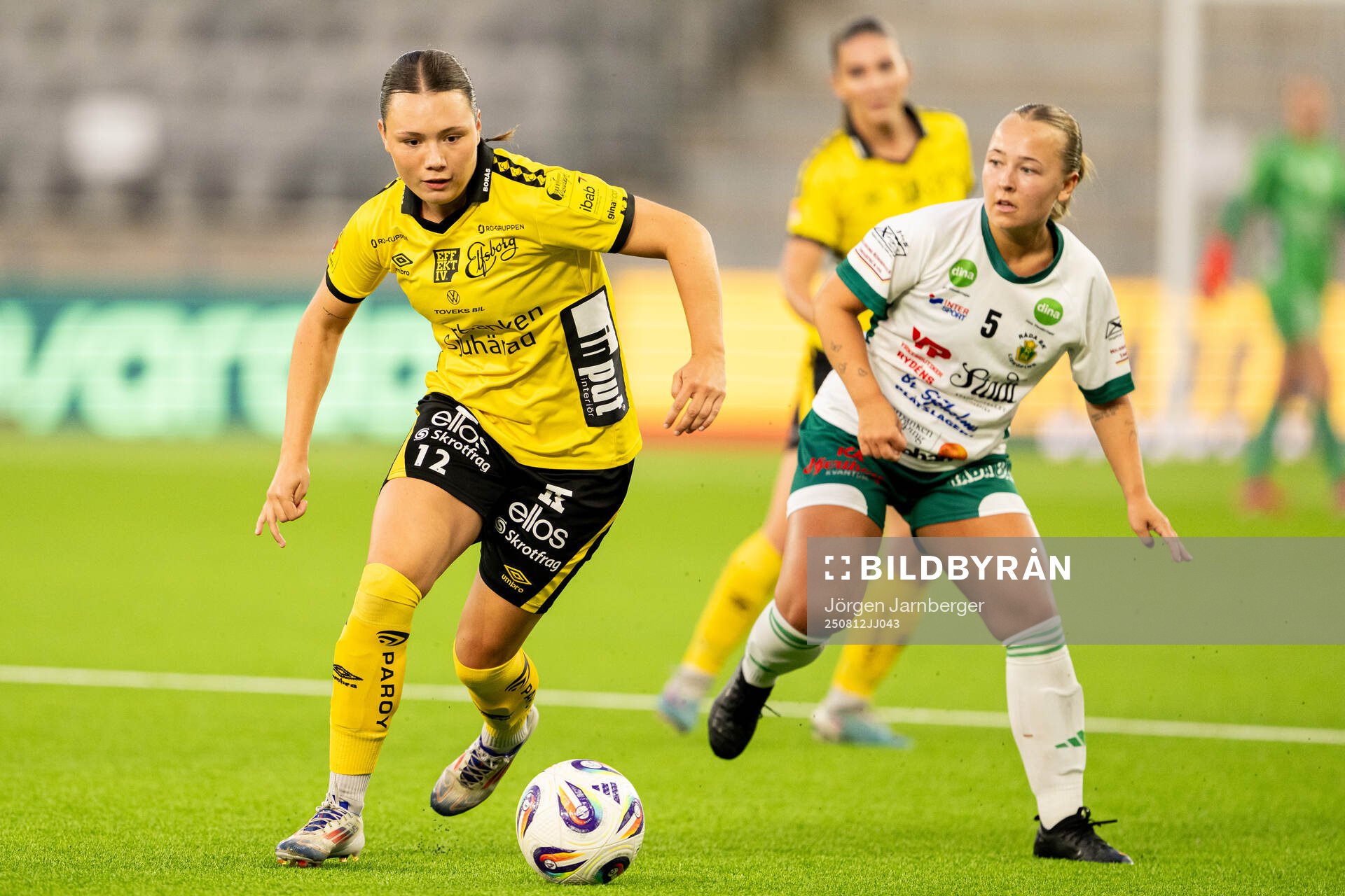 Elfsborgs Hedvig Petersson och Rådas Felicia Ljung