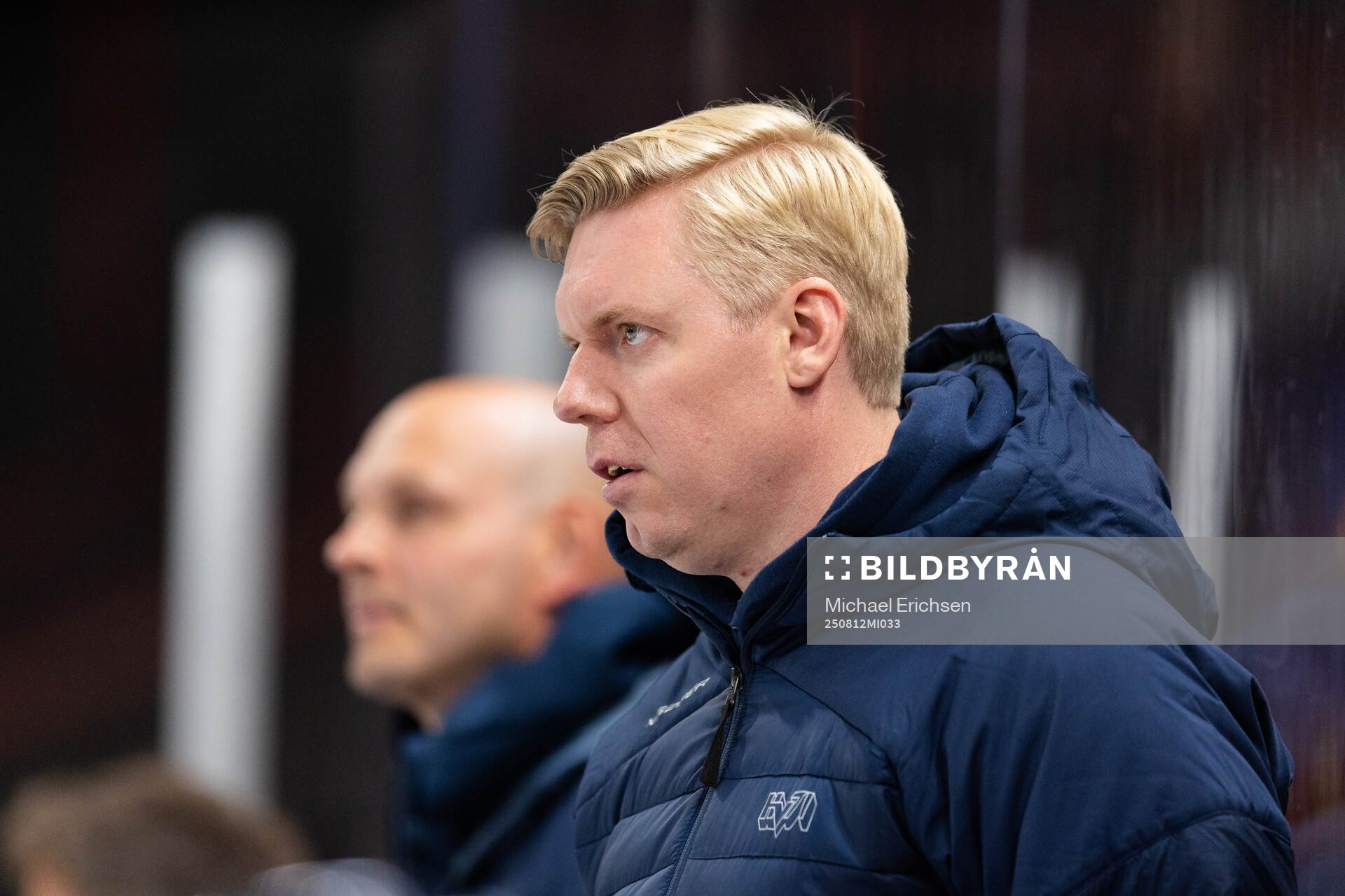 HV71s tränare Anton Blomqvst
