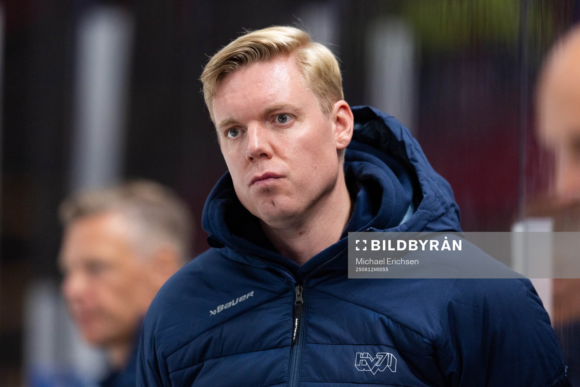 HV71s tränare Anton Blomqvst