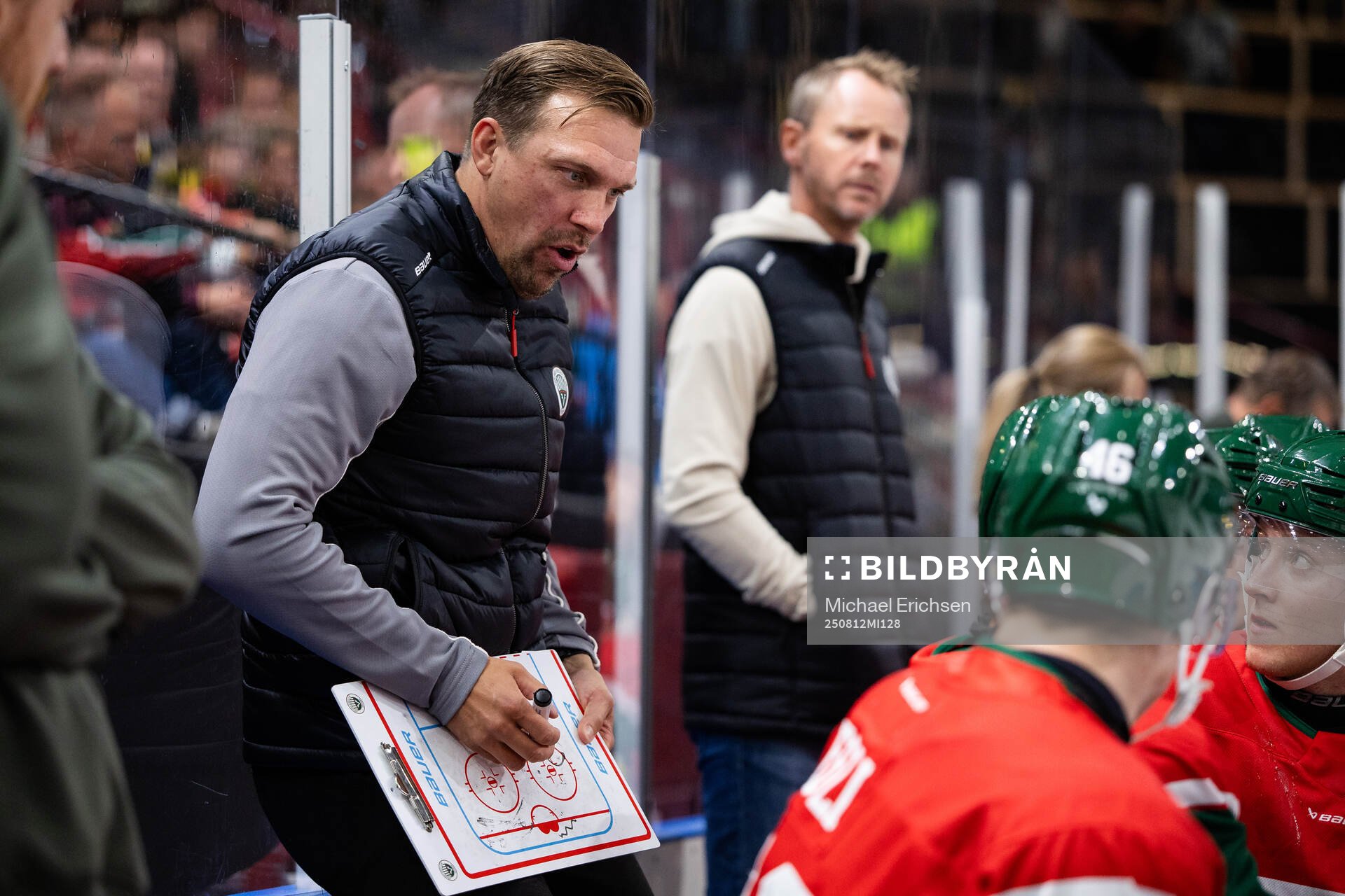 Frölundas assisterande tränare Martin Sandgren