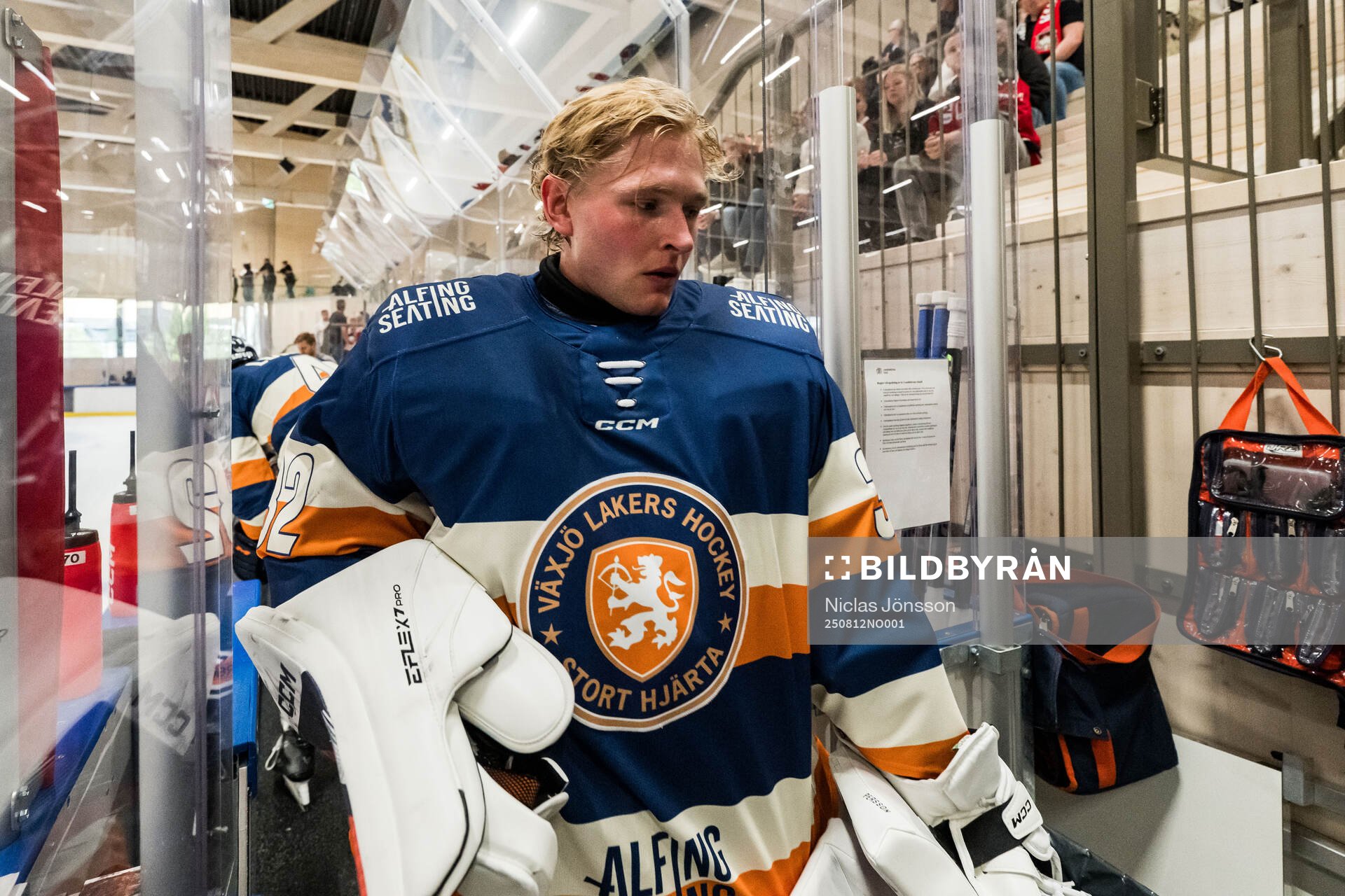 Växjös målvakt Ludvig Persson