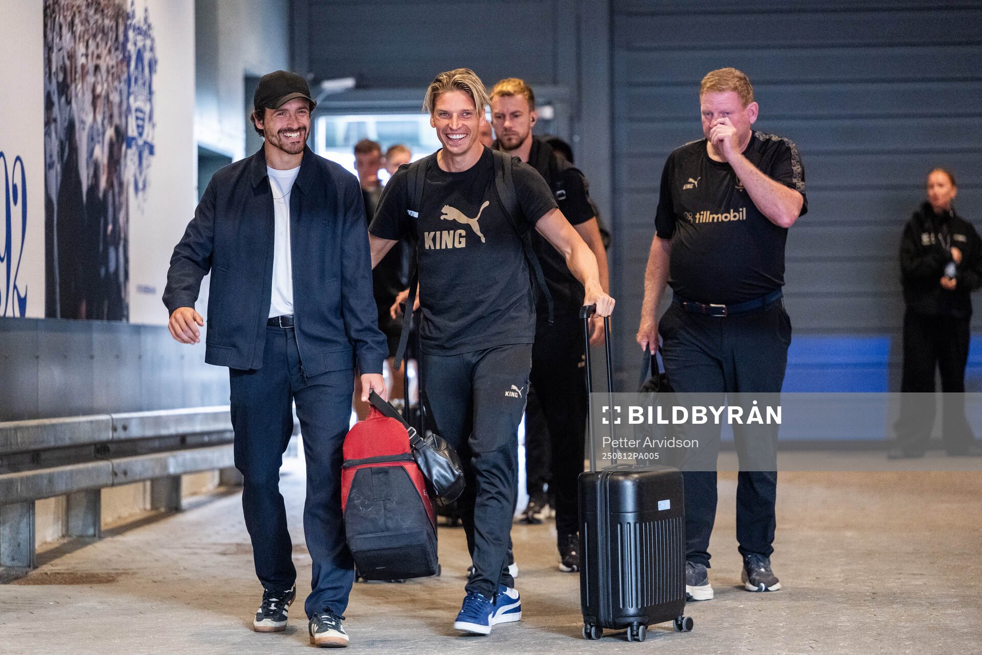Jens Stryger Larsen of Malmö FF arrives at the arena