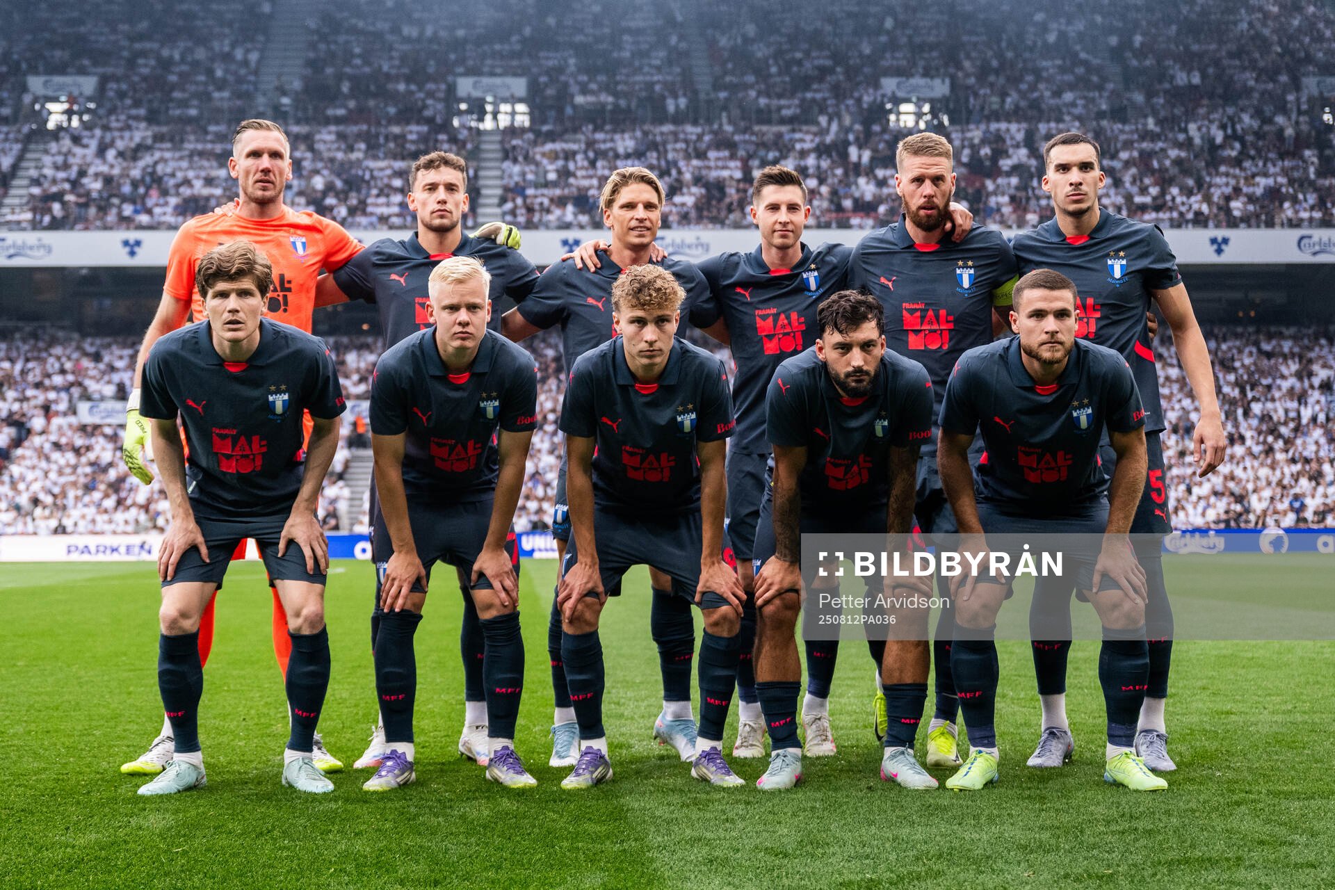 The starting eleven of Malmö FF