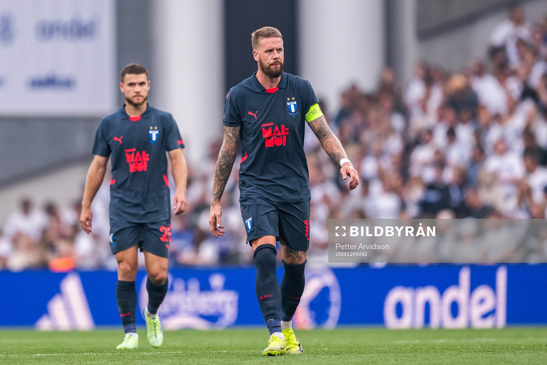 Pontus Jansson of Malmö FF looks dejected