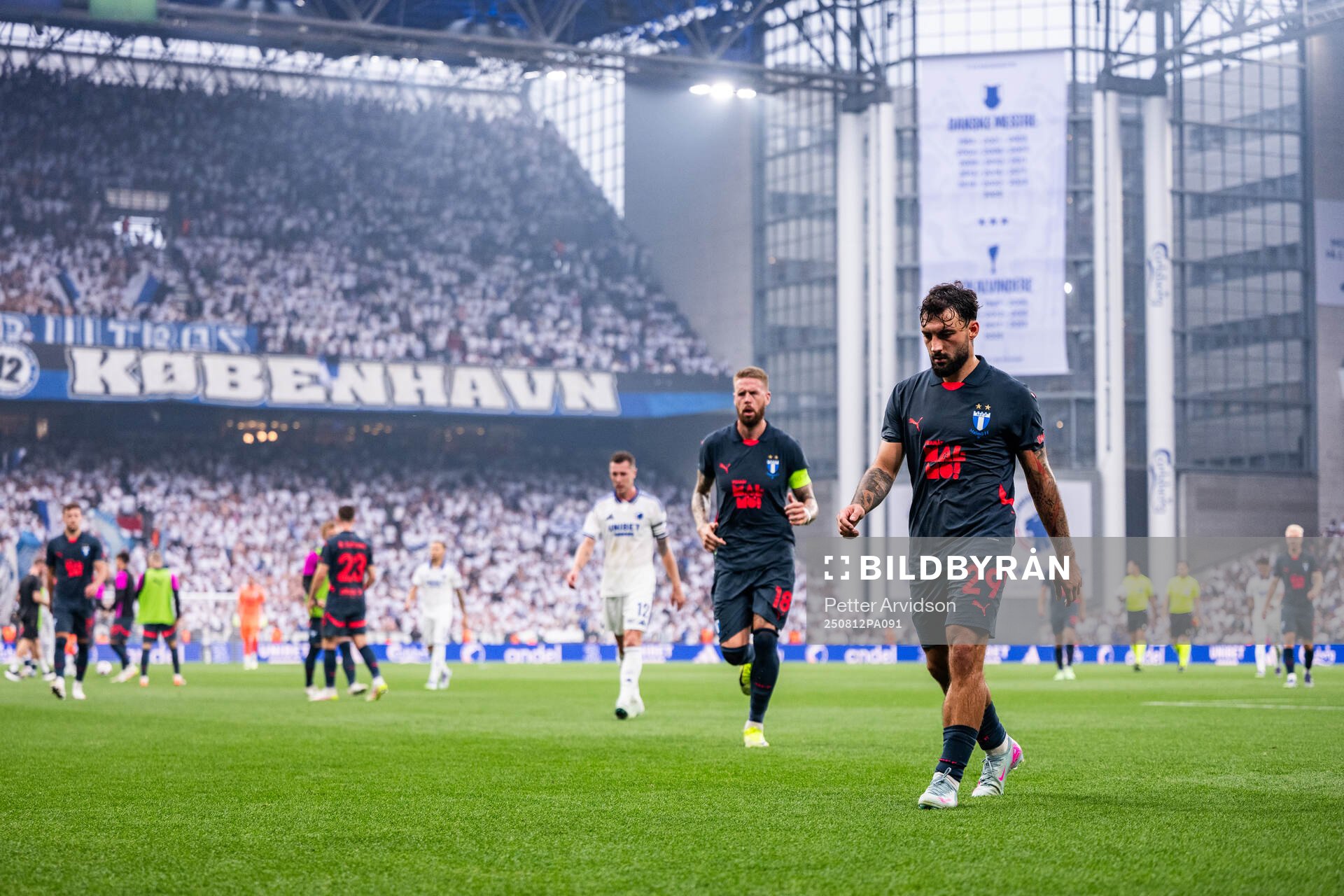 Sead Haksabanovic of Malmö FF looks dejected