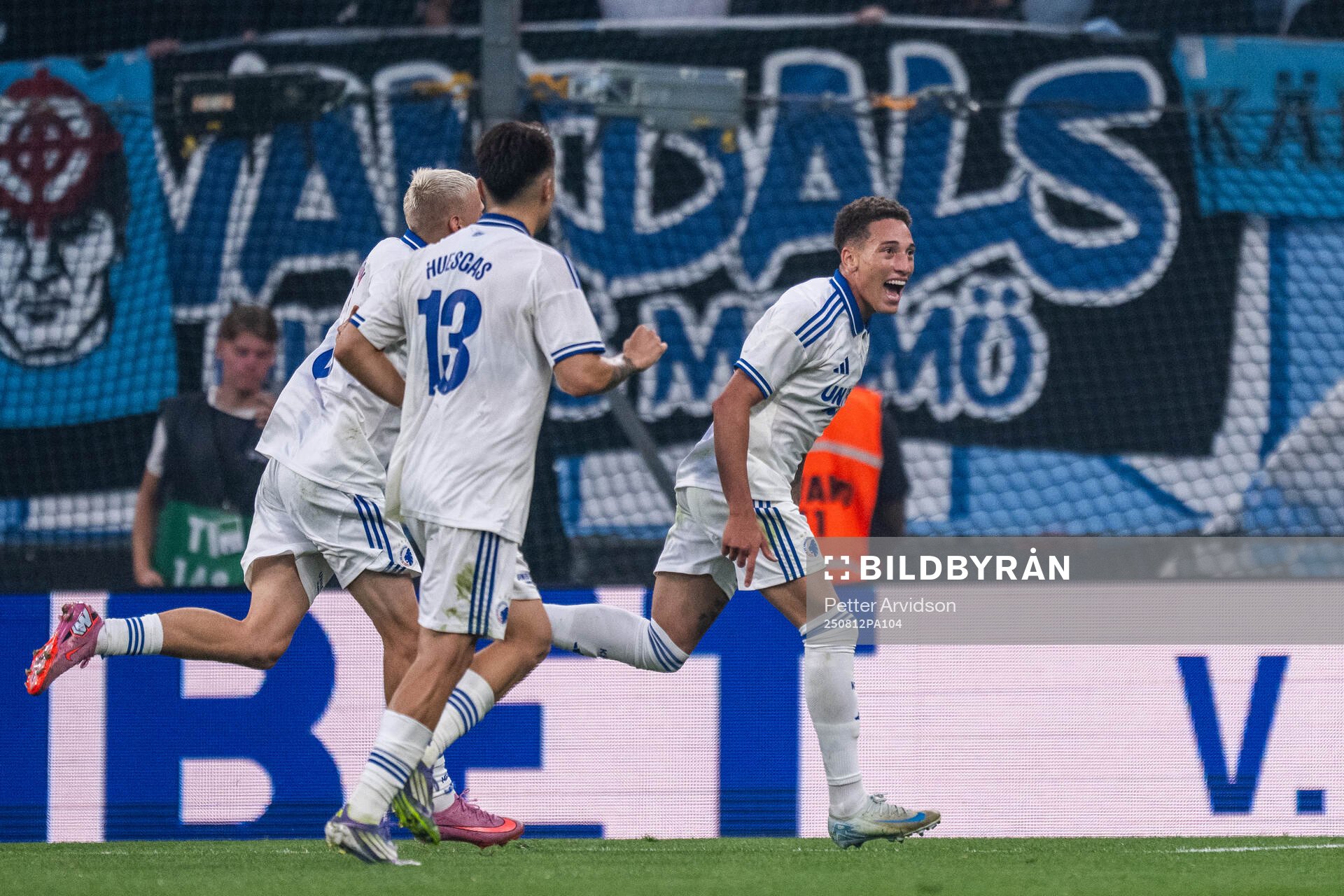 Robert of FC Copenhagen celebrates