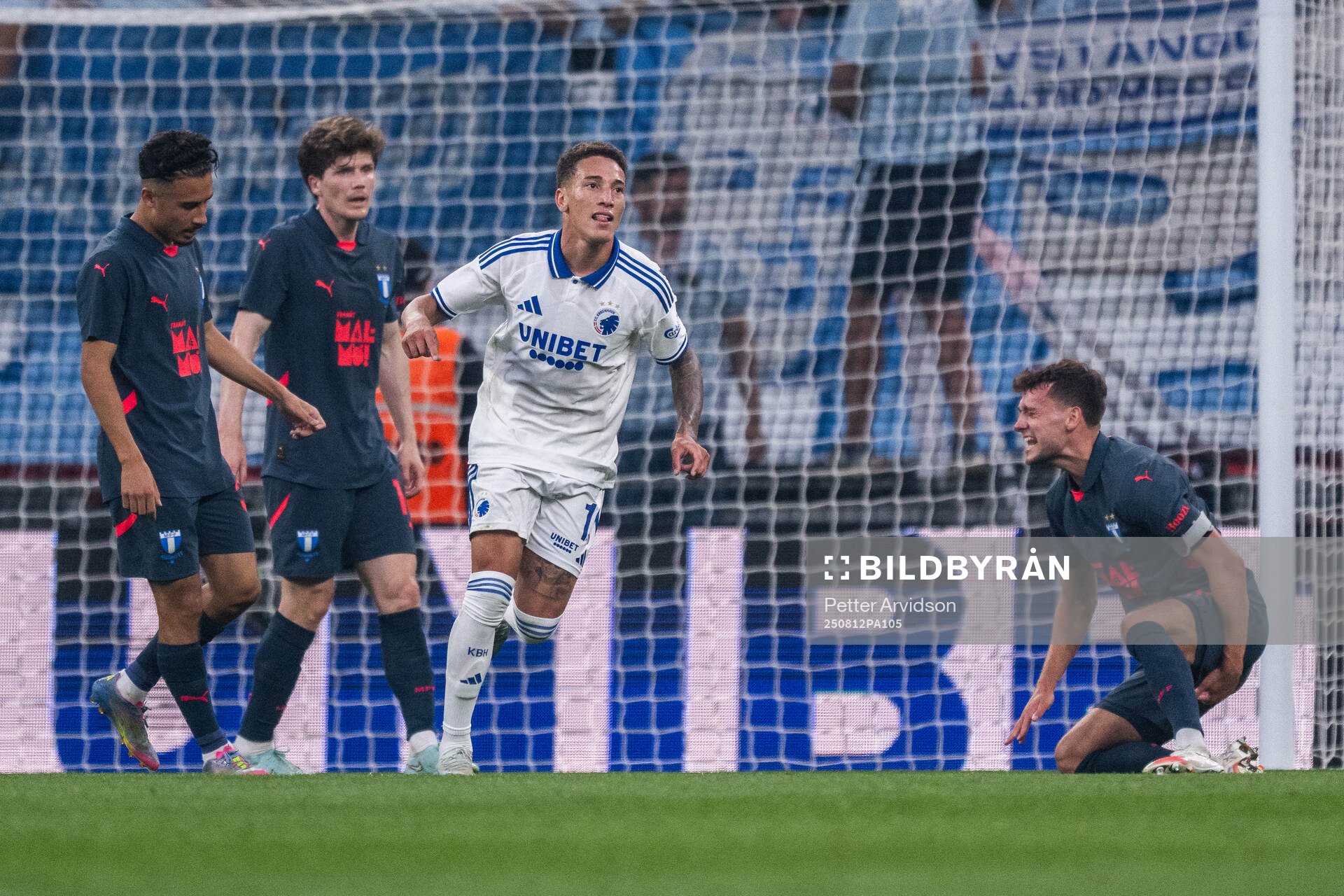 Robert of FC Copenhagen celebrates
