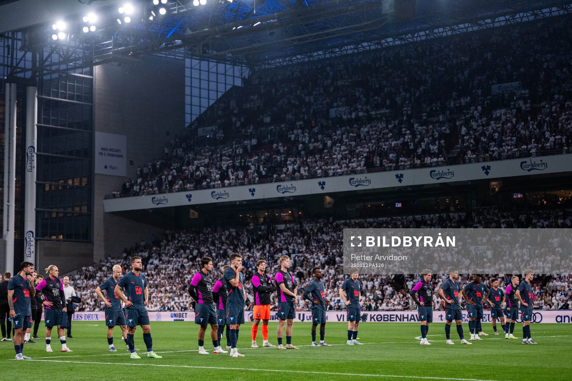 Players of Malmö FF look dejected