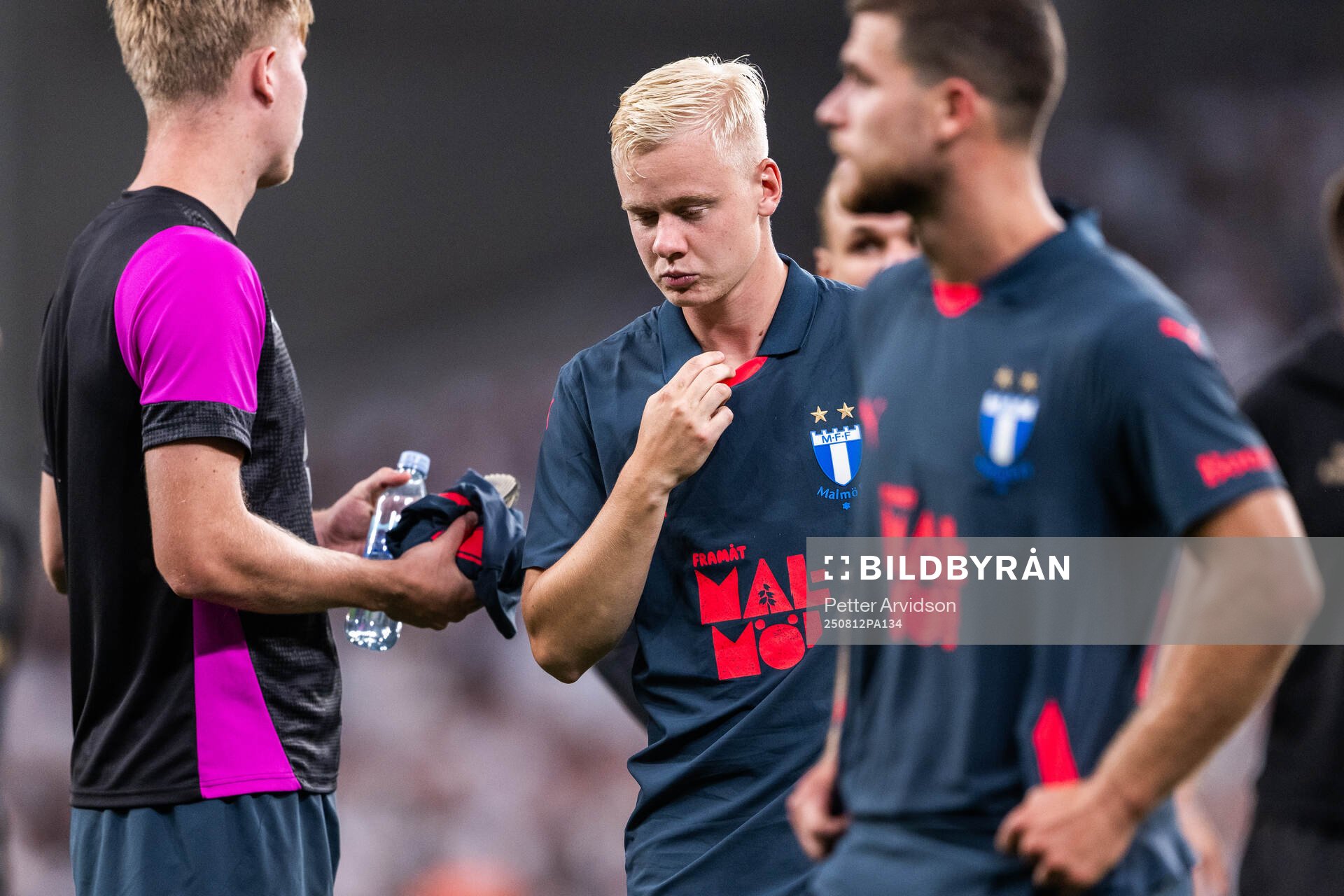 Otto Rosengren of Malmö FF looks dejected
