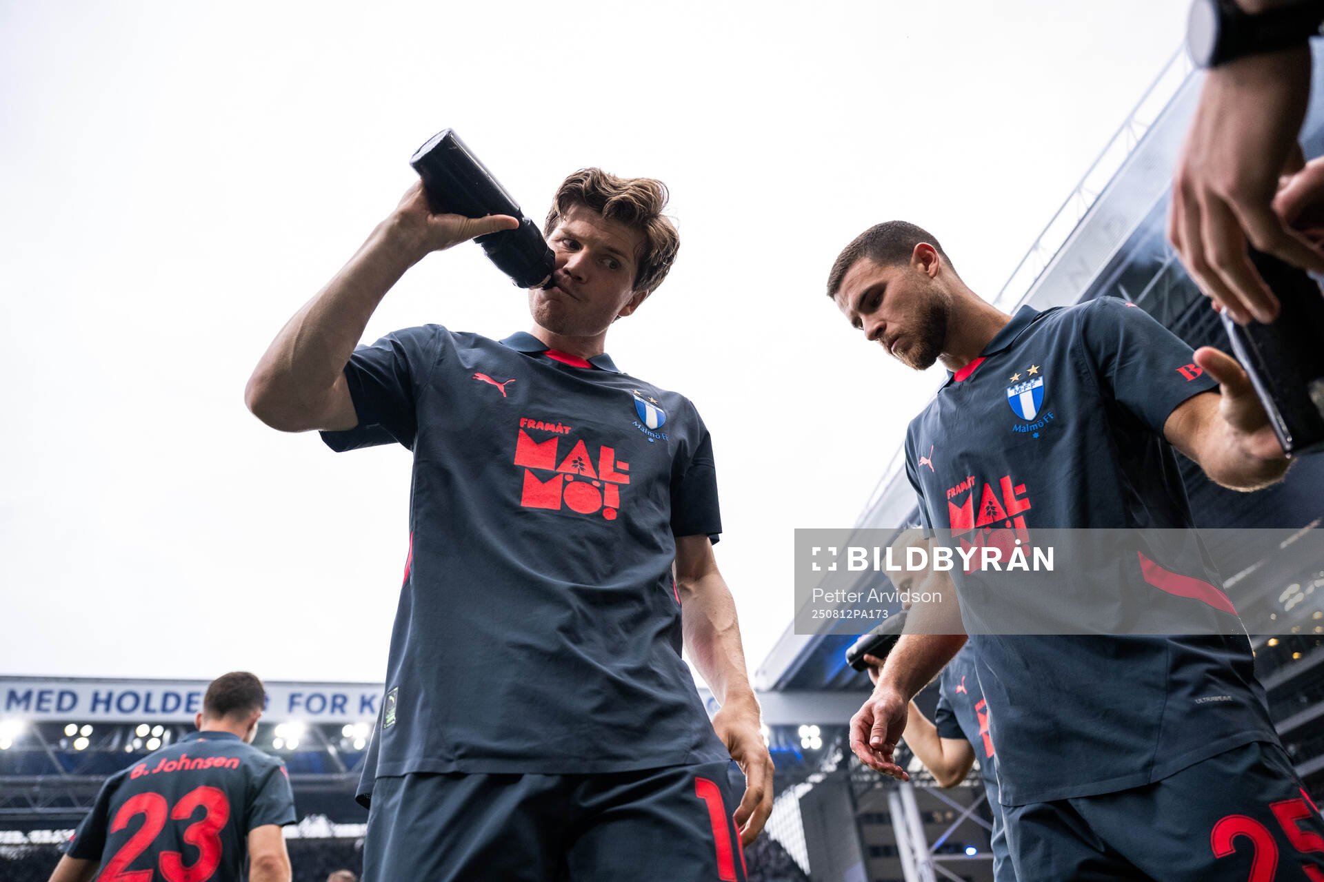 Oliver Berg and Gabriel Busanello of Malmö FF