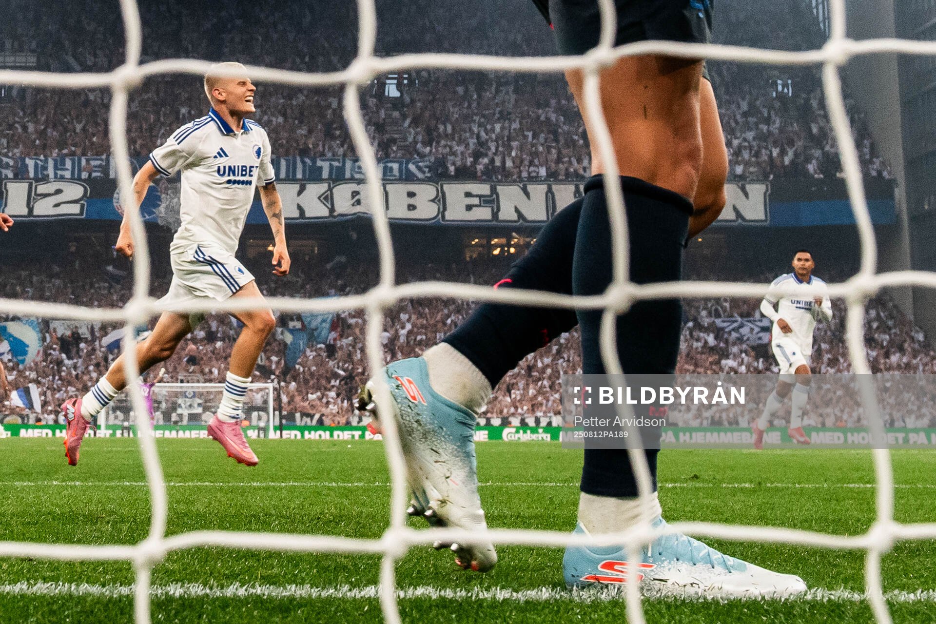 Magnus Mattsson of FC Copenhagen celebrates his 4-0 goal