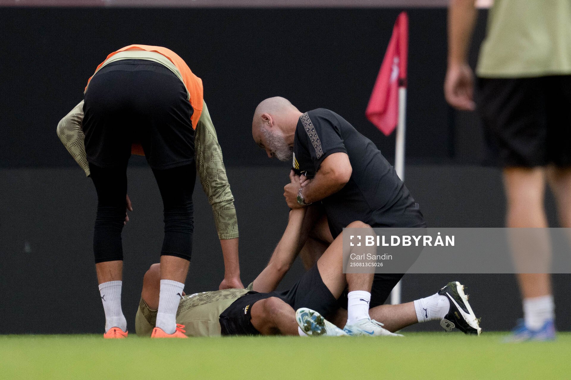 Danilo Al-Saed receives medical attention