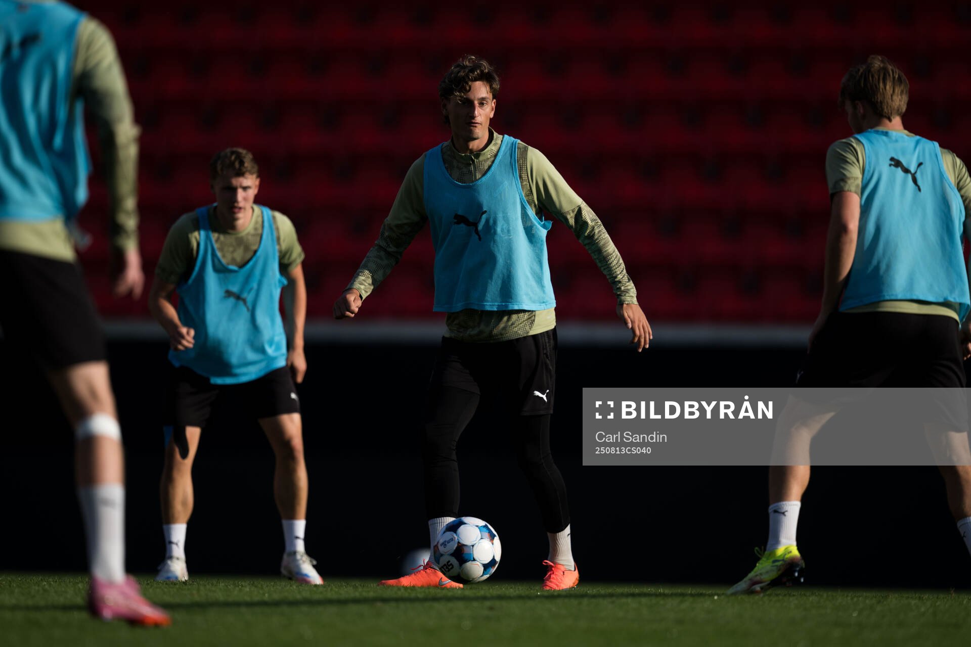 During a training session with Häcken