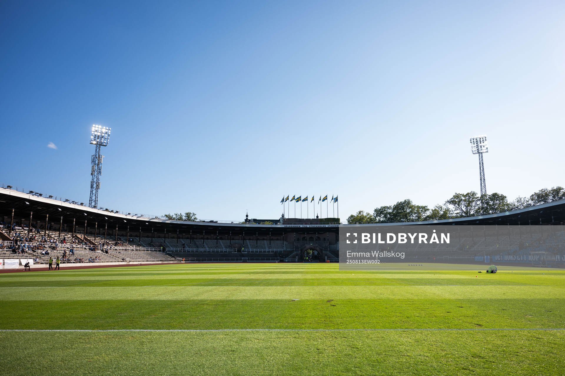 Interiör vy av Stockholm Stadion