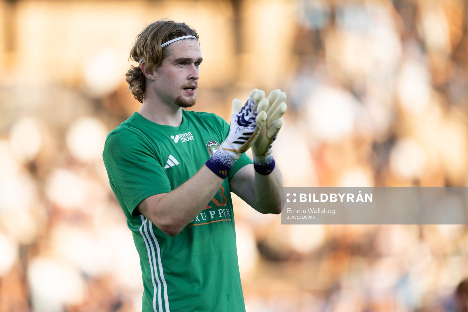 FC Järfällas målvakt Erik von Feilitzen