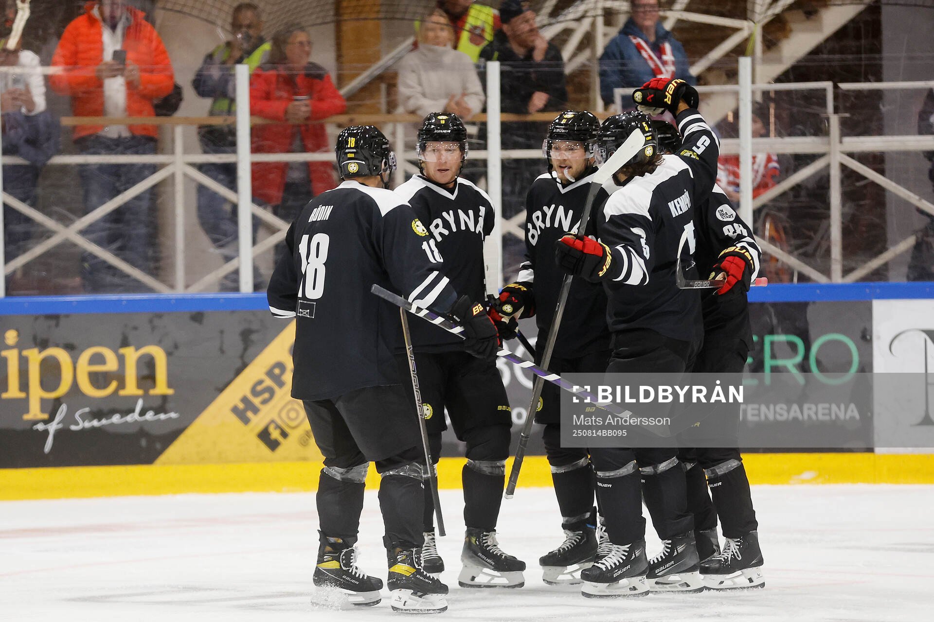 Brynäs Kieffer Bellows jublar