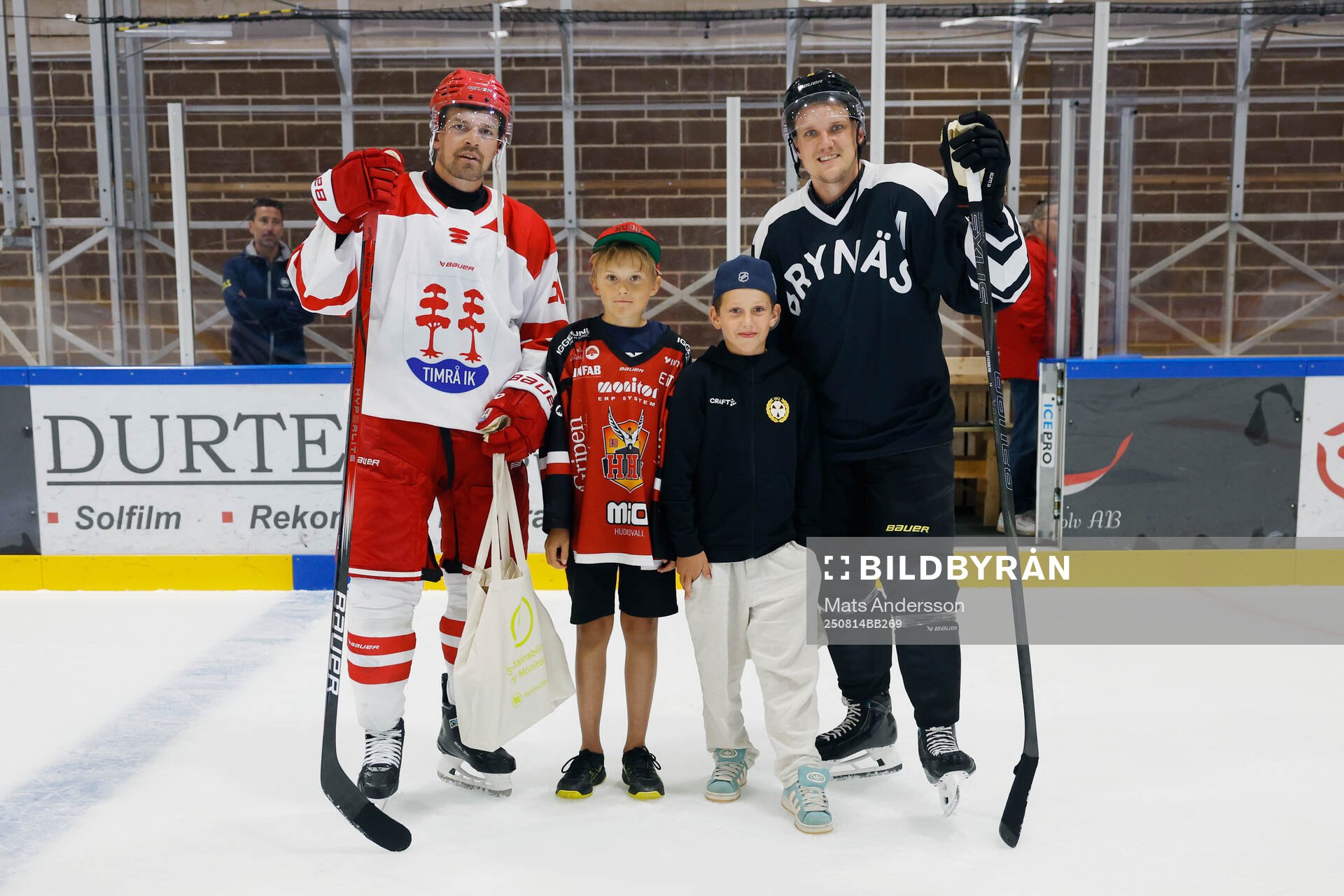 Matchens lirare Timrås Anton Lander och Brynäs Jakob