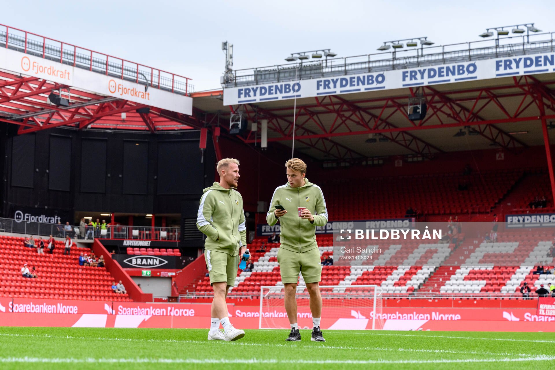 Mikkel Rygaard Jensen and Sigge Jansson of Häcken