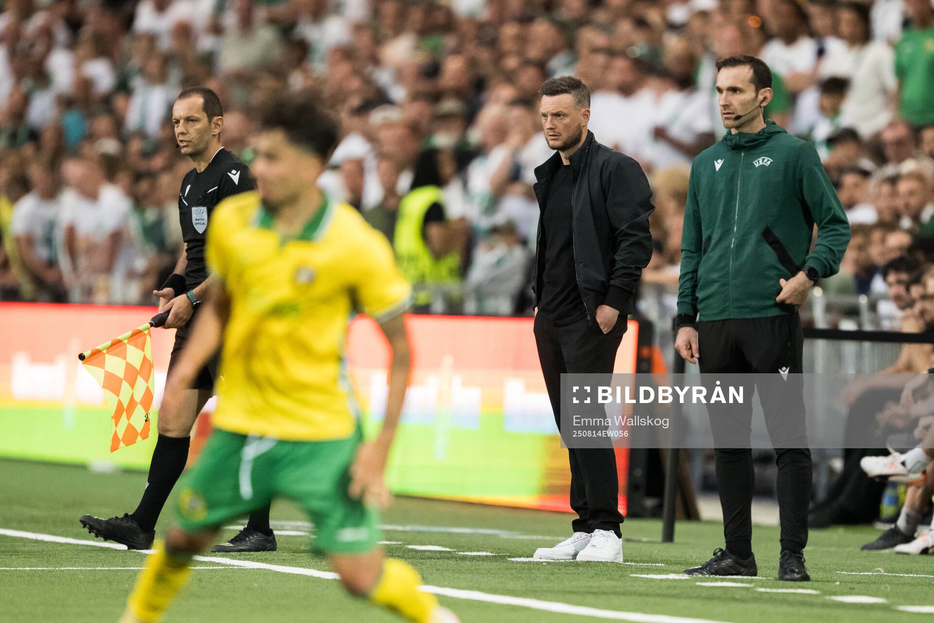 Coach Kim Hellberg  of Hammarby