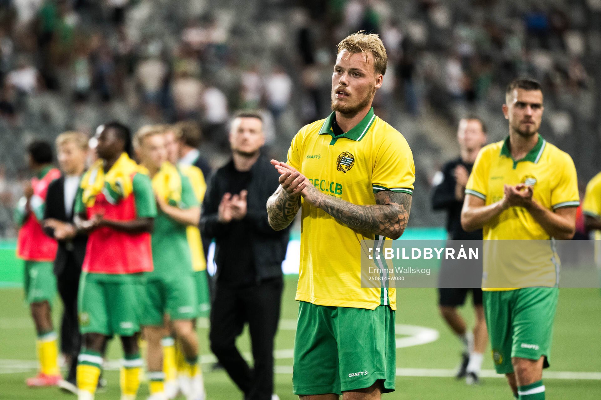 Victor Eriksson of Hammarby looks dejected