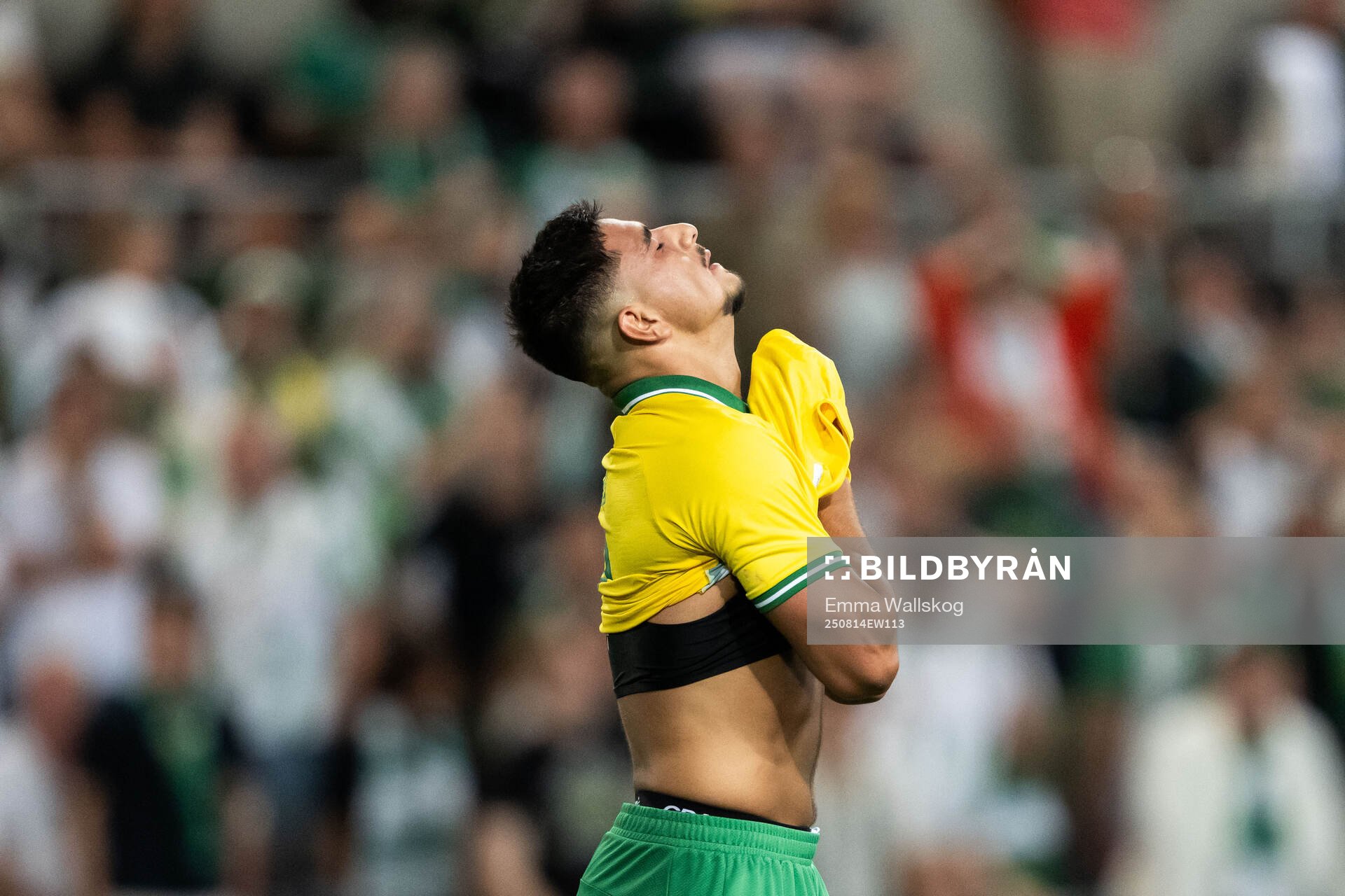 Jusef Erabi of Hammarby looks dejected