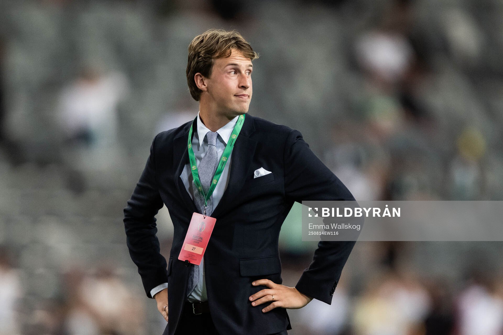 Technical director Adrian von Heijne of Hammarby