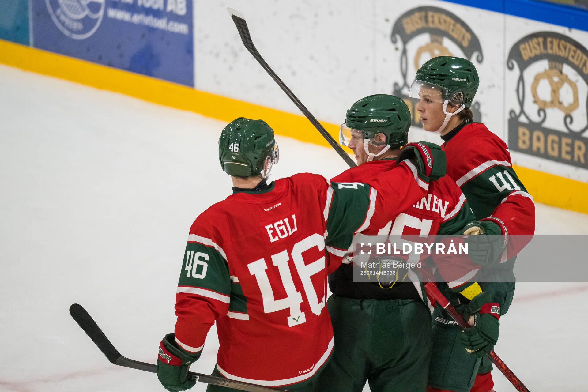 Frölundas Dominik Egli, Arttu Ruotsalainen och Ivar