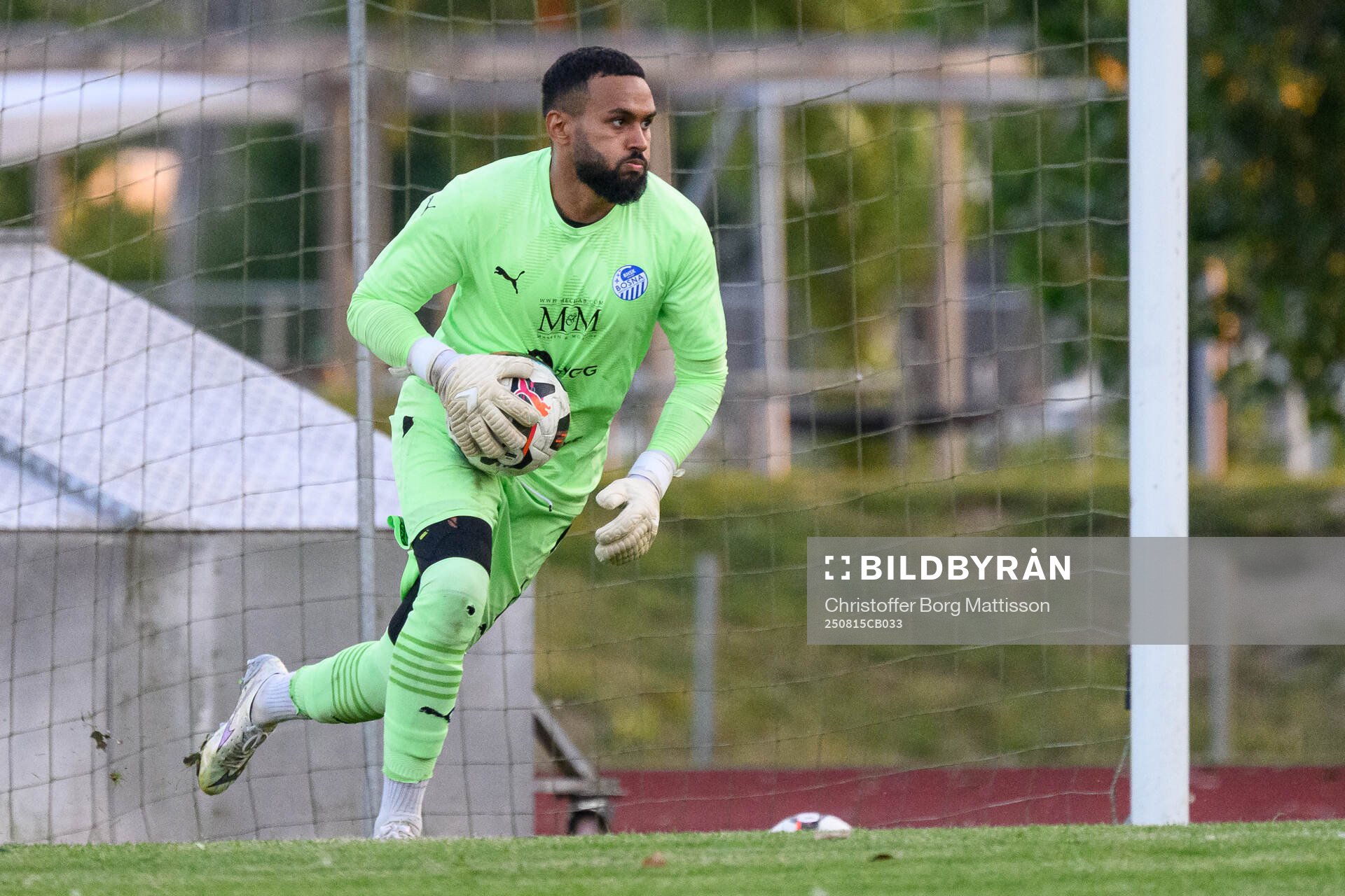 Bosnien Hercegovinas SKs målvakt Kevin Alin