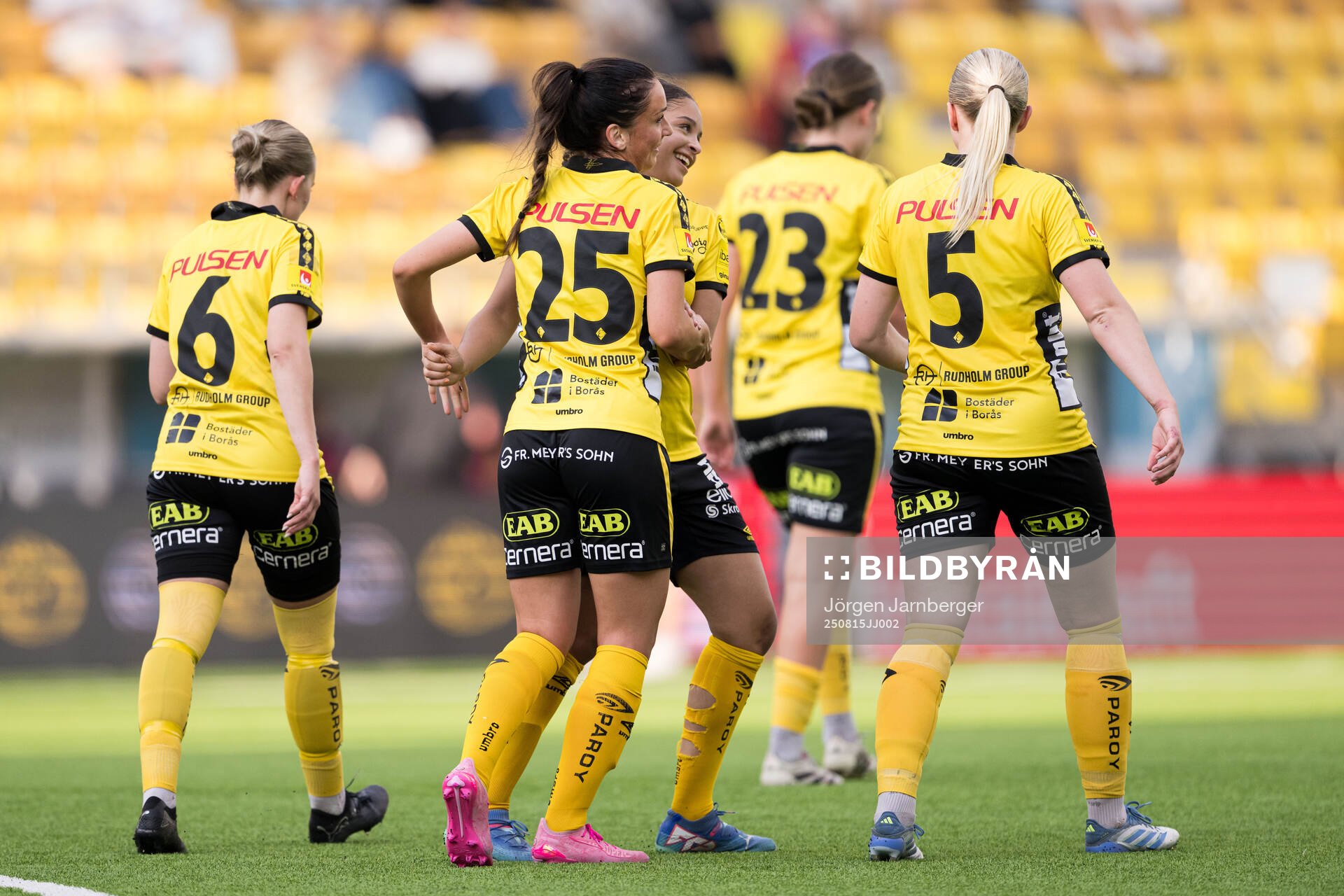 Elfsborgs Izabella Bergström jublar