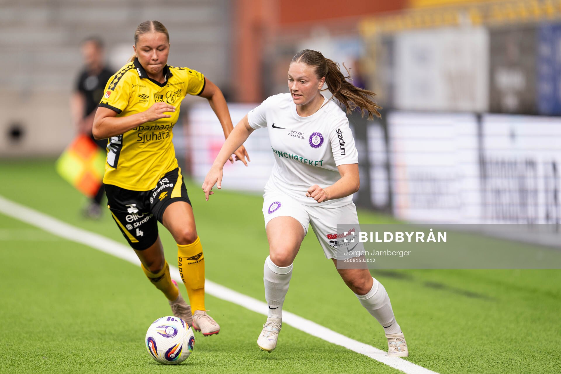 Elfsborgs Alice Broman och Jitexs Josefine Eklund