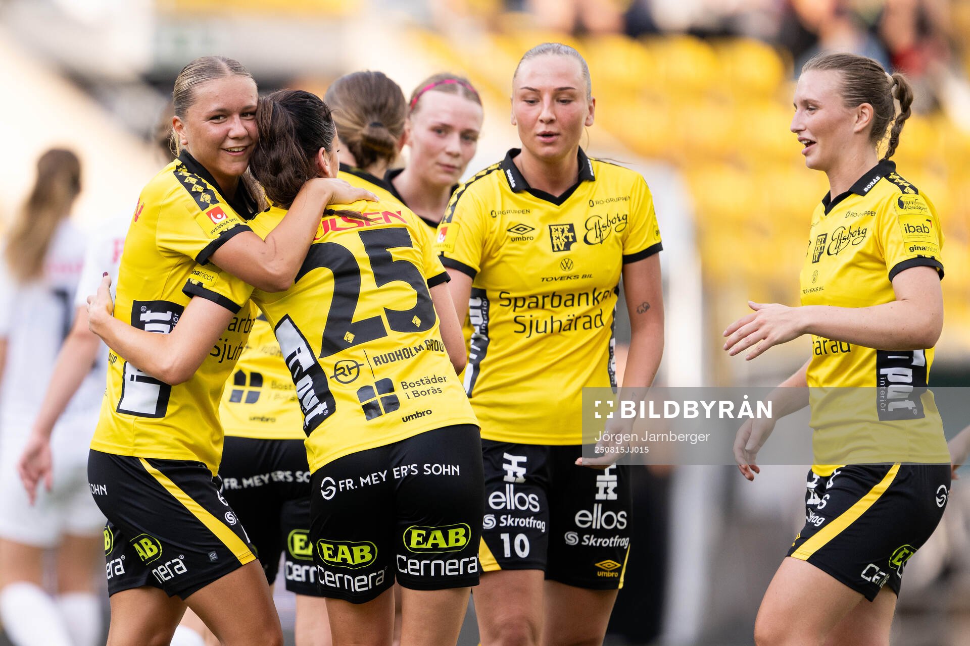 Elfsborgs Alice Broman, Izabella Bergström, Stina Jensen