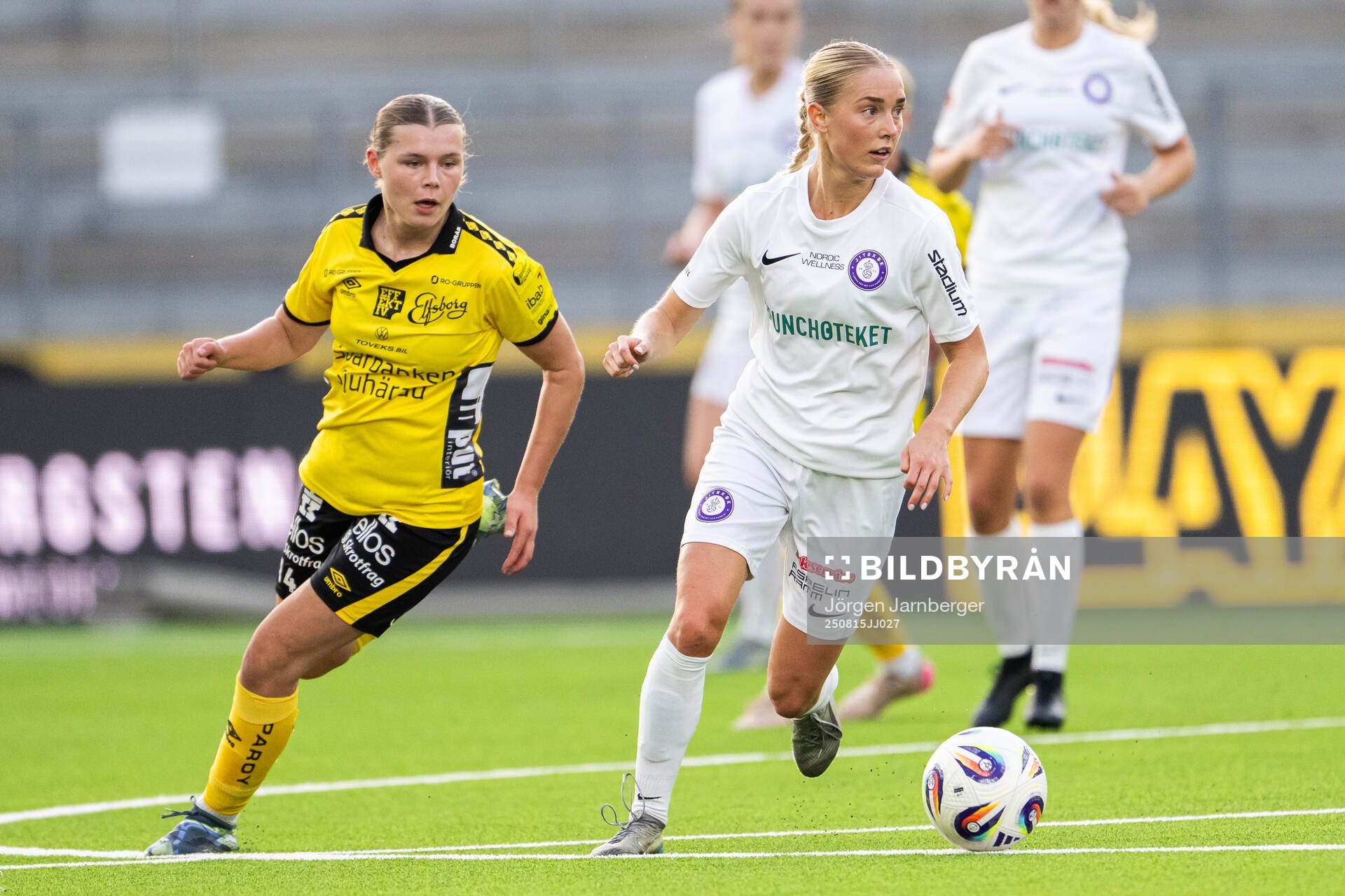 Elfsborgs Elin Flakberg och Jitexs Hanna Comnell