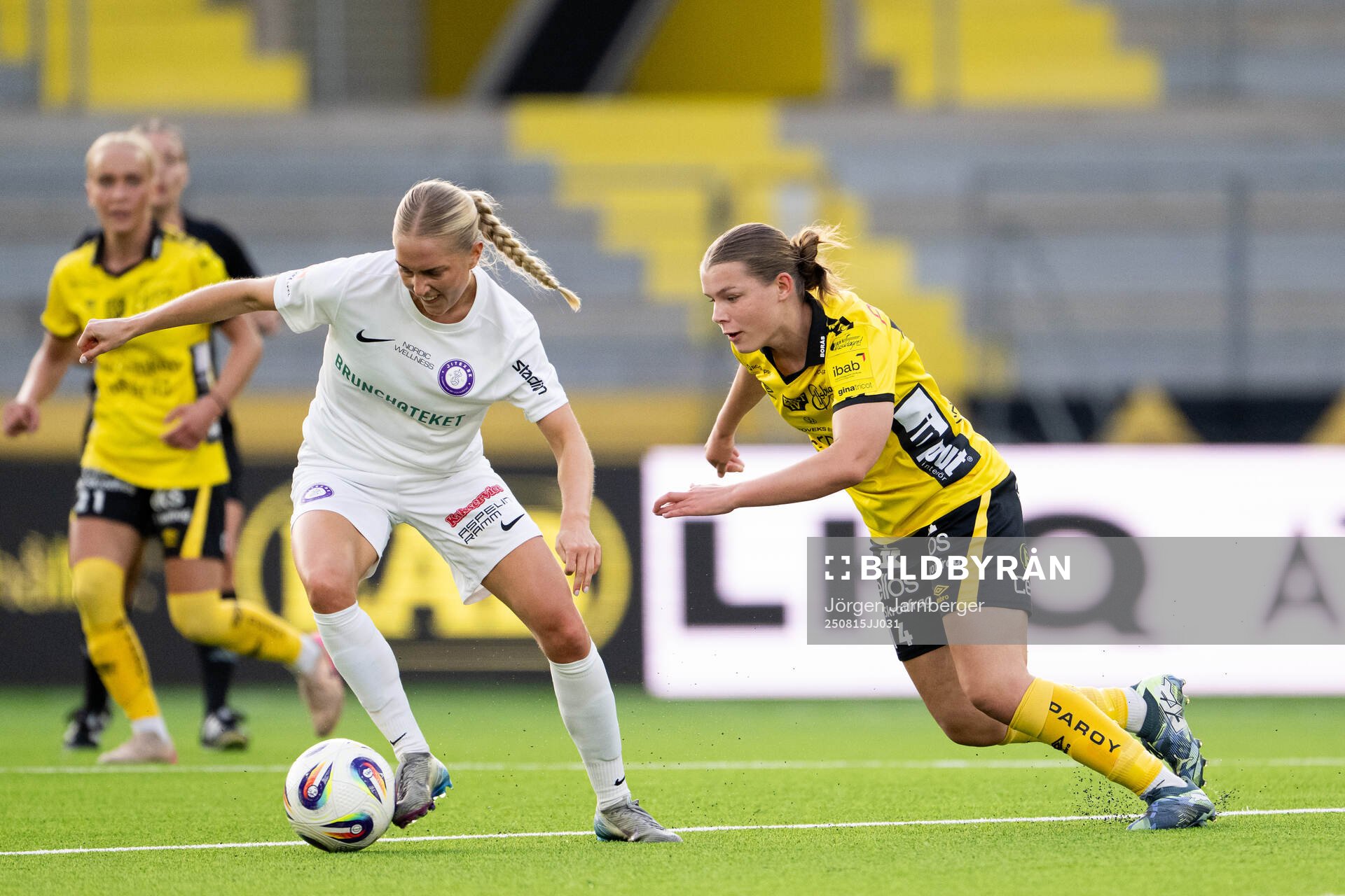 Elfsborgs Elin Flakberg och Jitexs Hanna Comnell