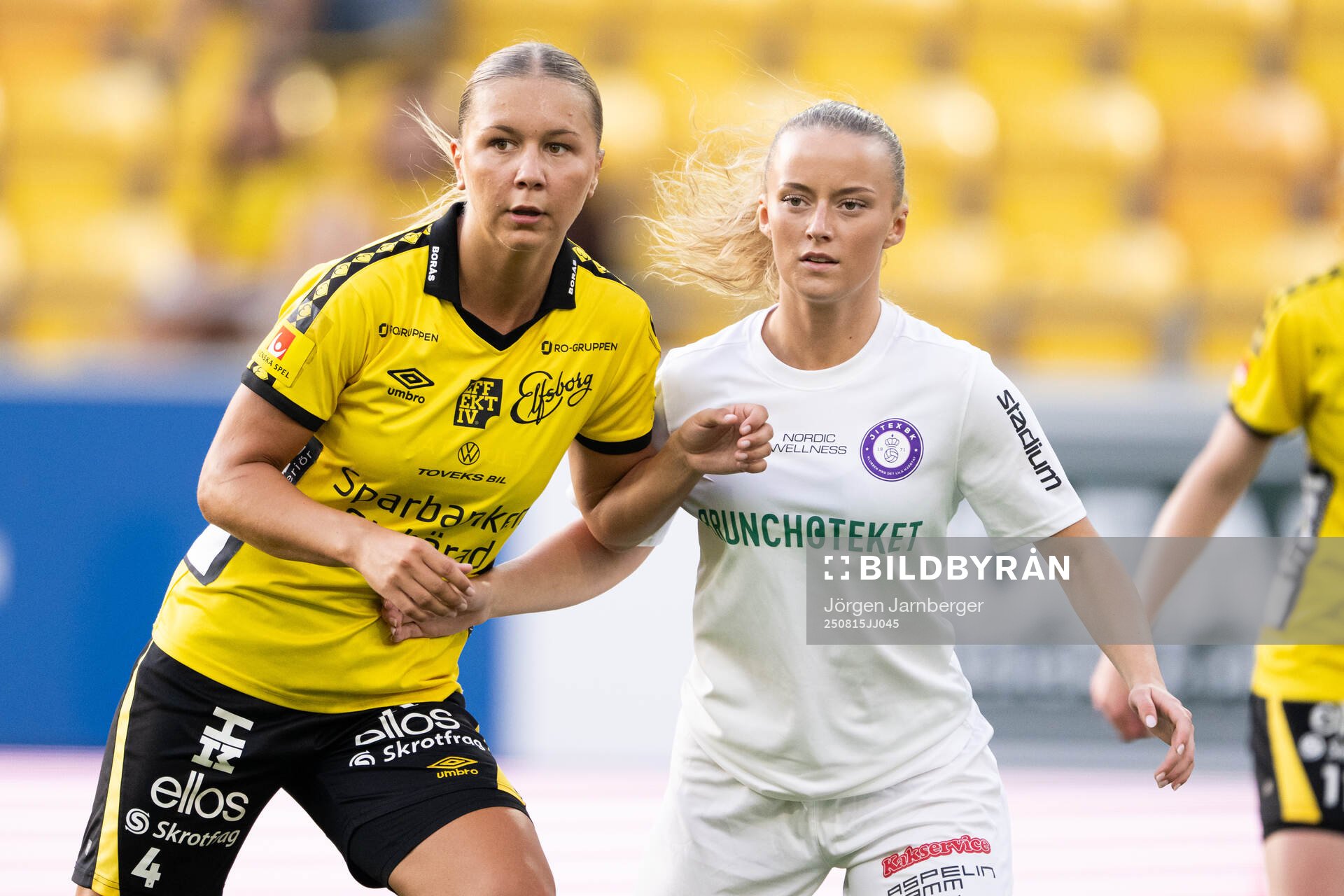 Elfsborgs Alice Broman och Jitexs Ida Kjellman