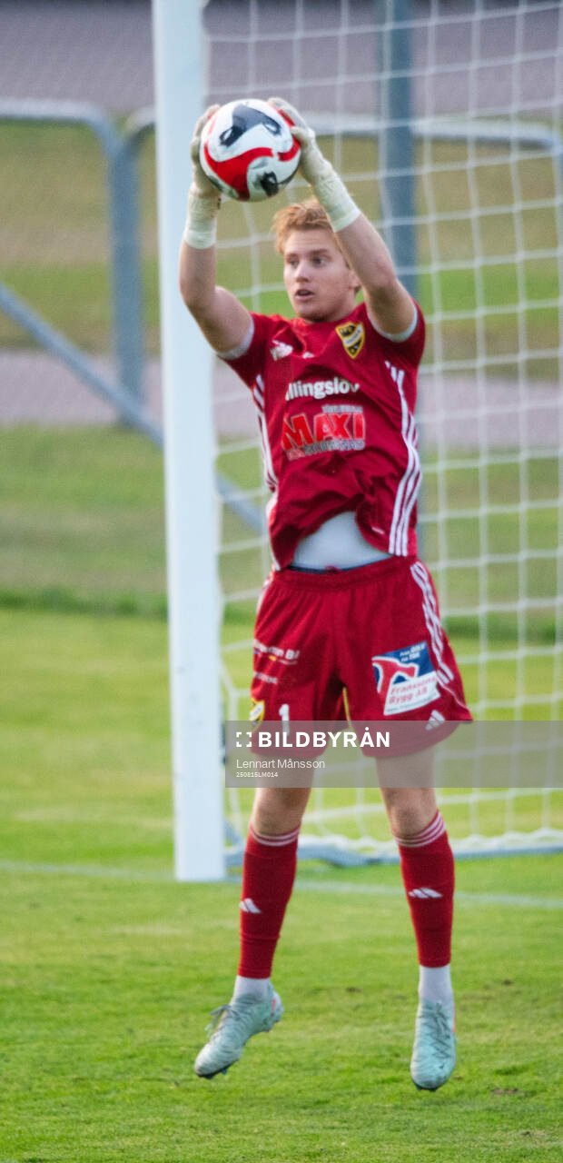 IFK Hässleholms målvakt Gabriel Gagzis i matchens i