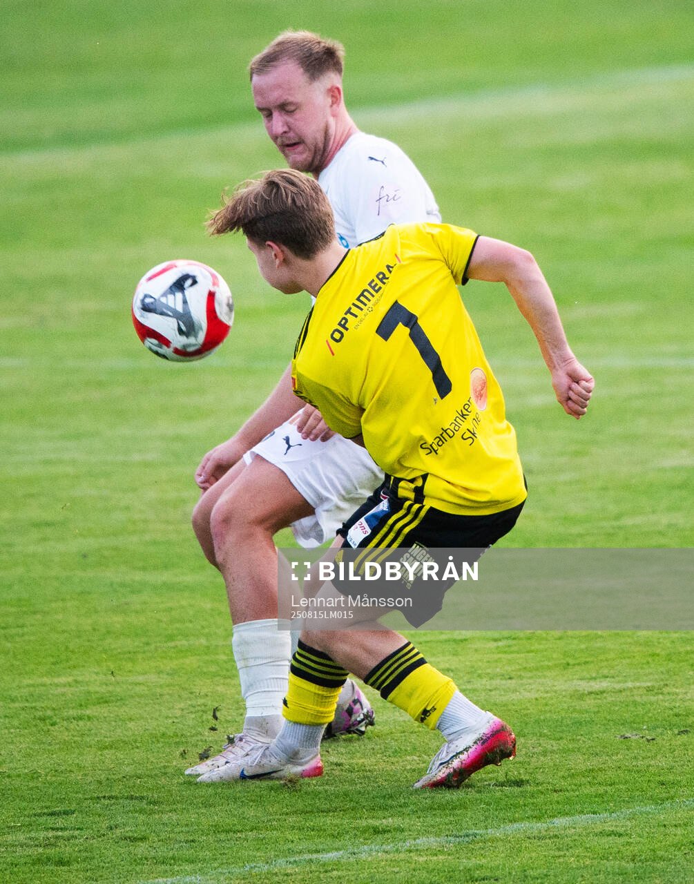 IFK Hässleholms Max Persson och Österlens Gustav Jönsson