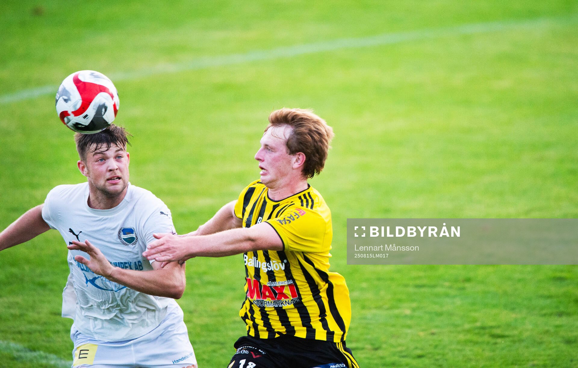 IFK Hässleholms Sam Hegdal i matchens i division 2 mellan