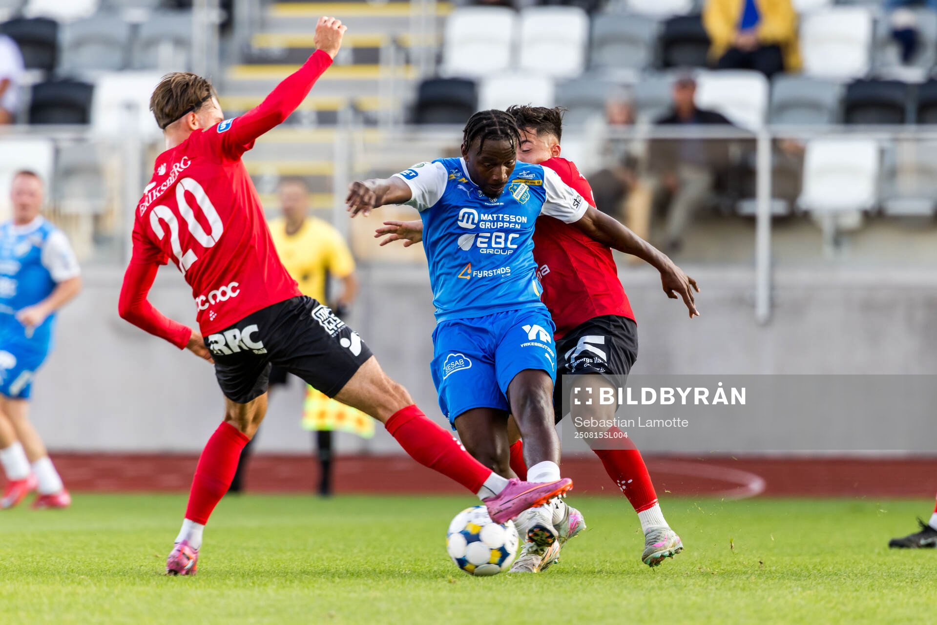 Trelleborgs Felix Hörberg och Oddevolds York Rafael