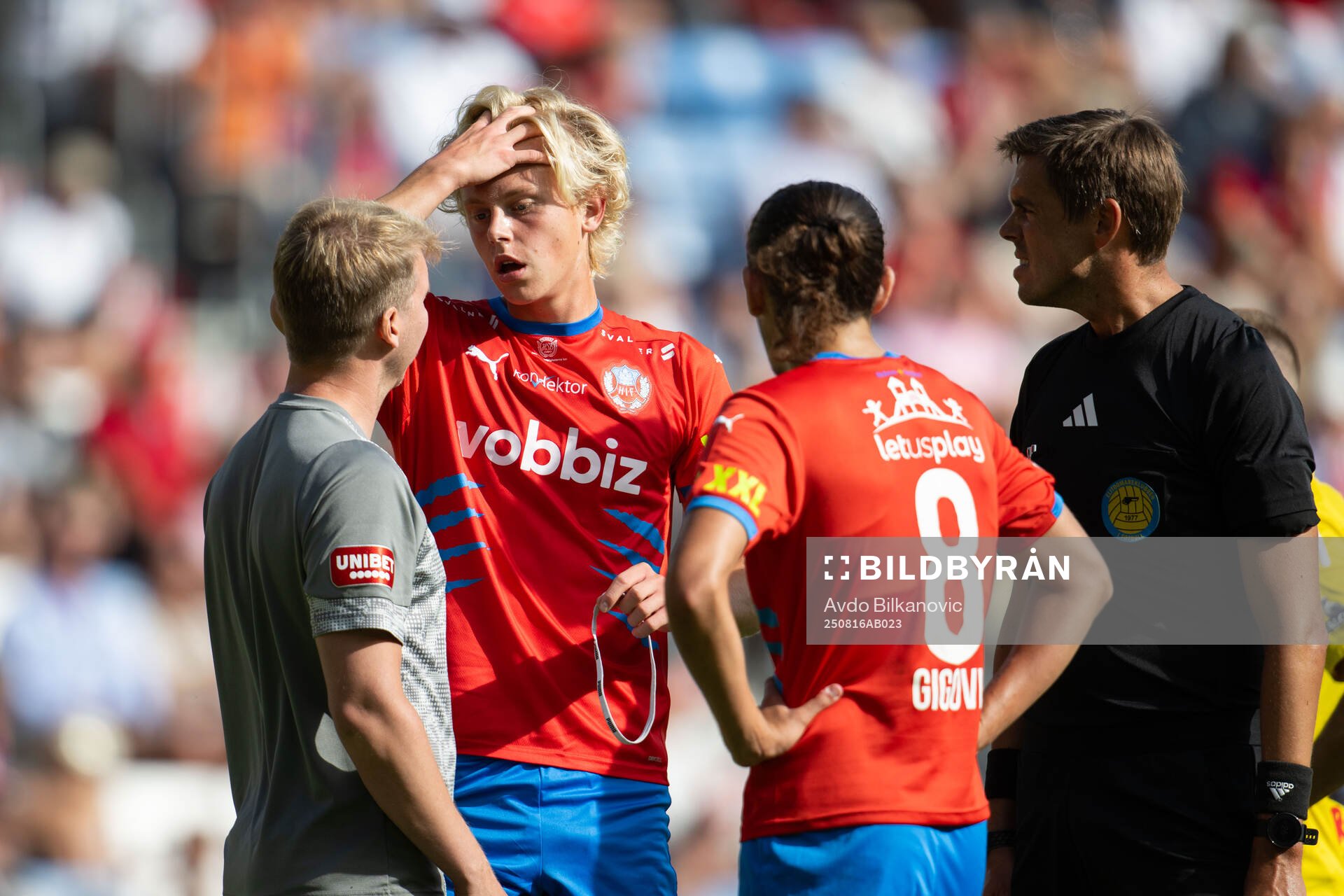 Helsingborgs Ture Görefält har ont